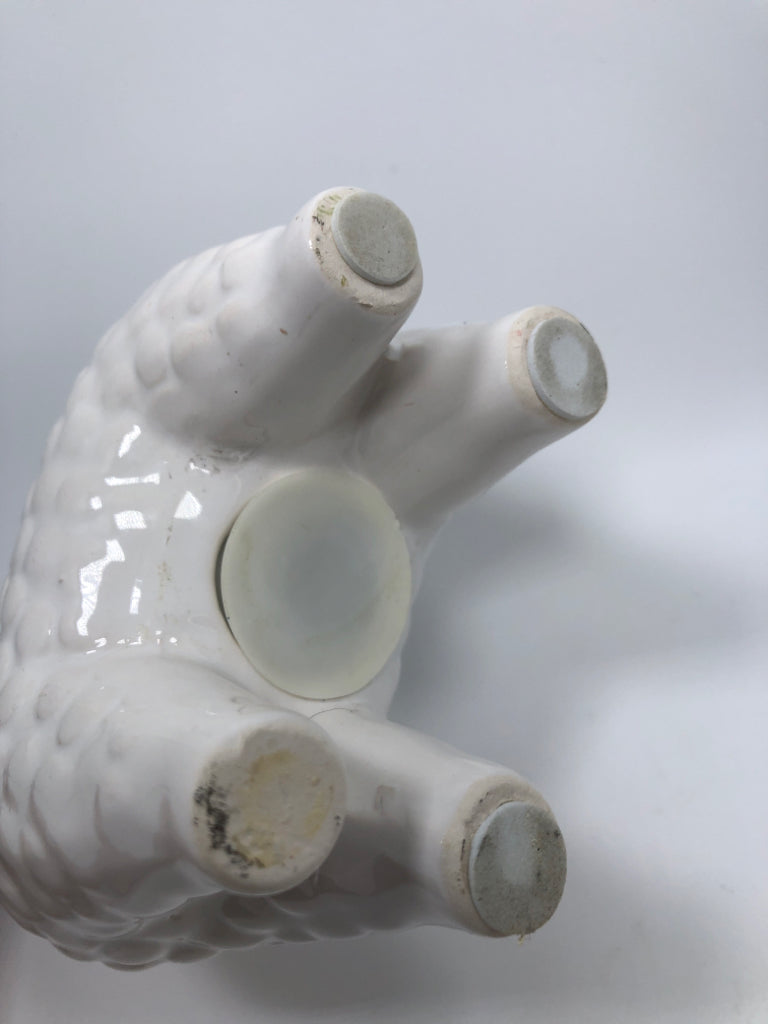CERAMIC LLAMA COIN BANK.