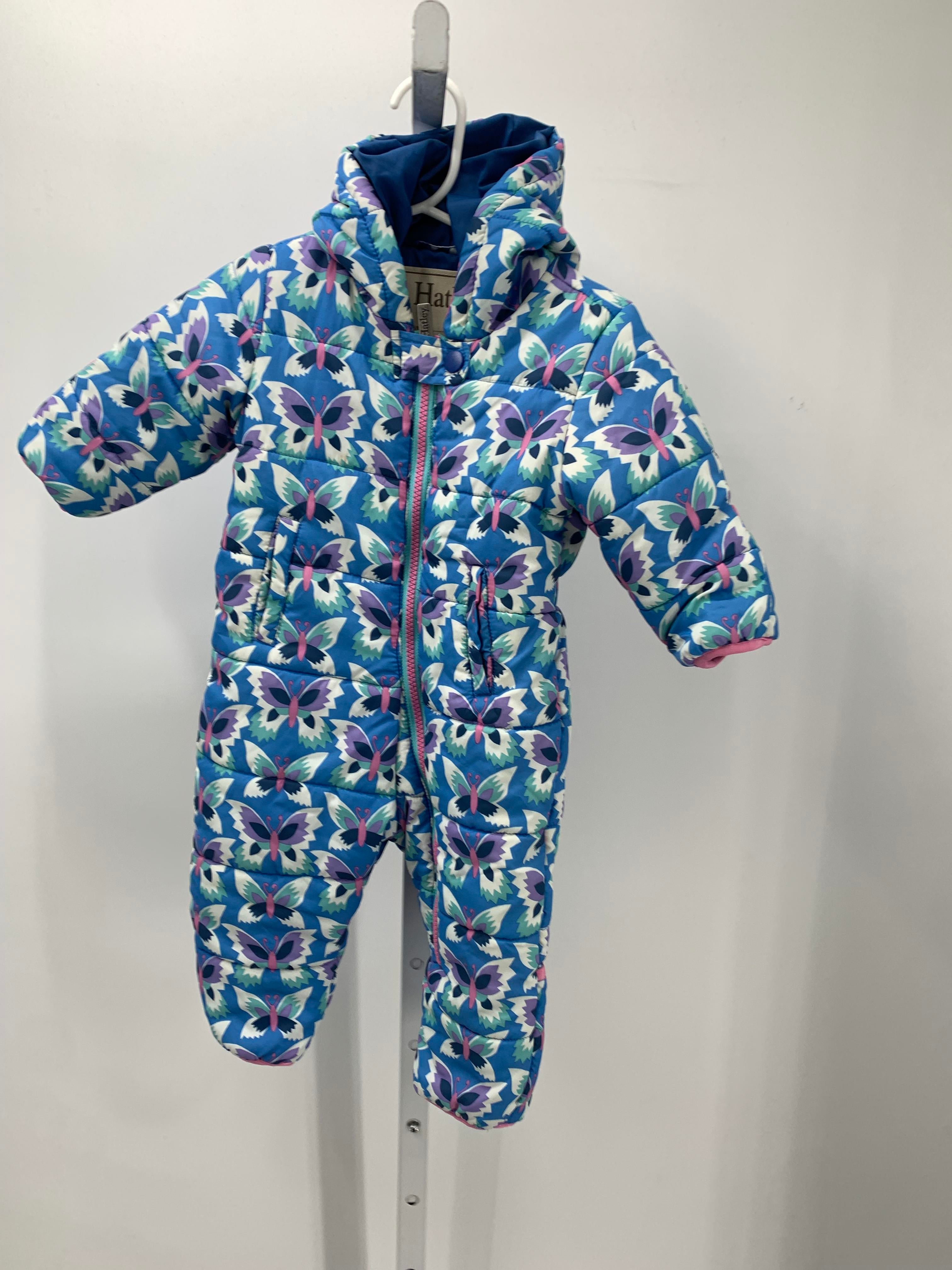 Hatley Size 6-12 mon Girls Snow Suit