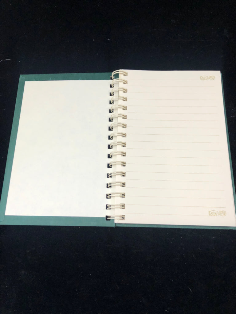 HOLIDAY NOTEBOOK BOY HOLDING TREE WAVING TO CHILDREN.