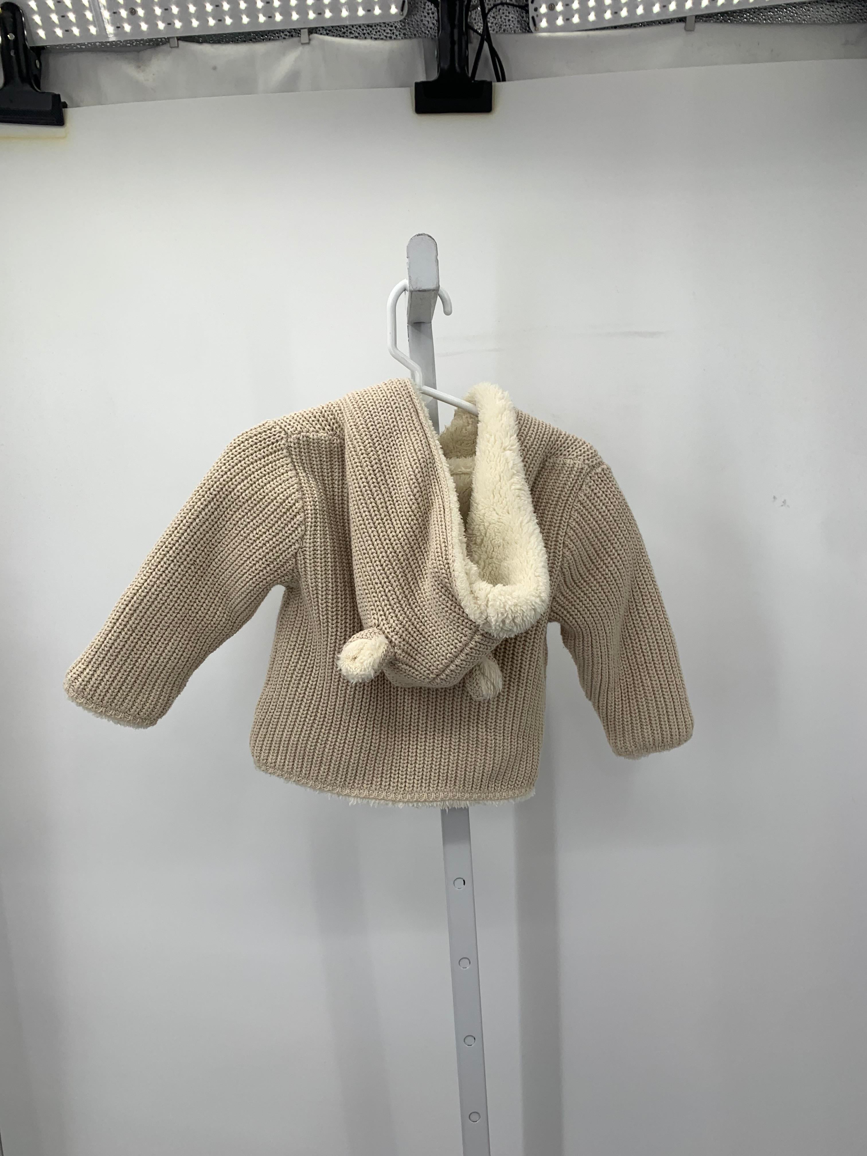 NEW HOODED RIBBED FAUX FUR LINED