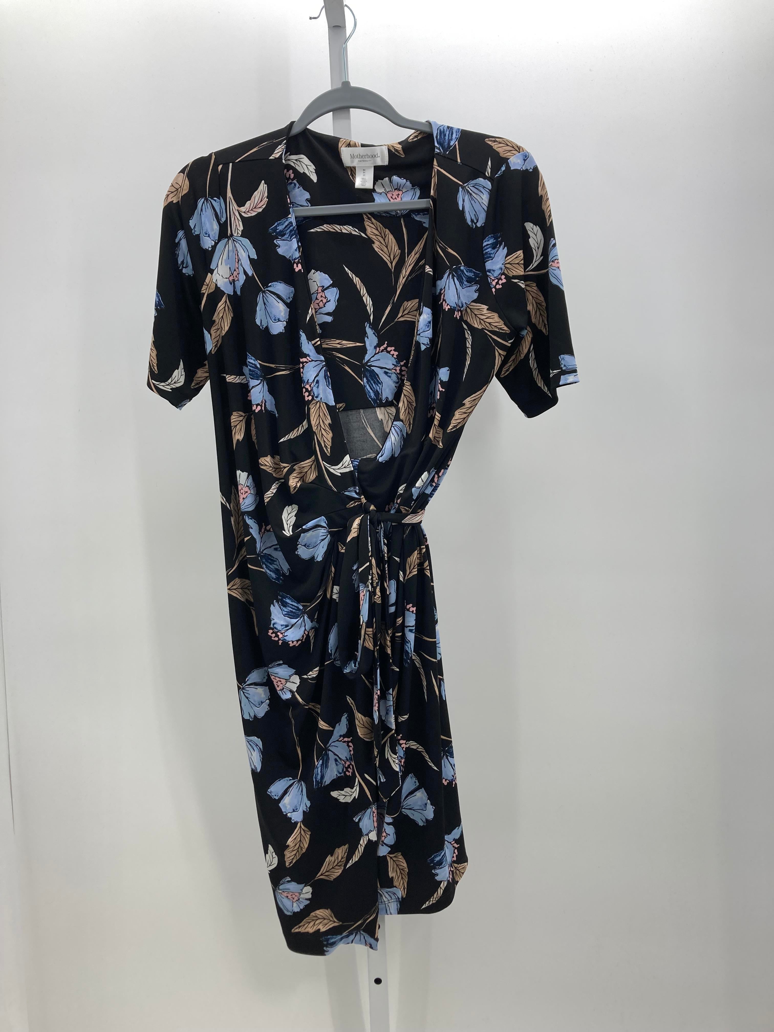 Motherhood Black Size Medium Misses Short Sleeve Dress