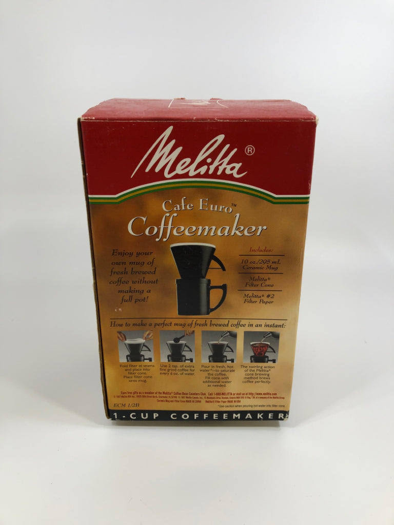 CAFE EURO COFFEEMAKER MUG IN BOX.