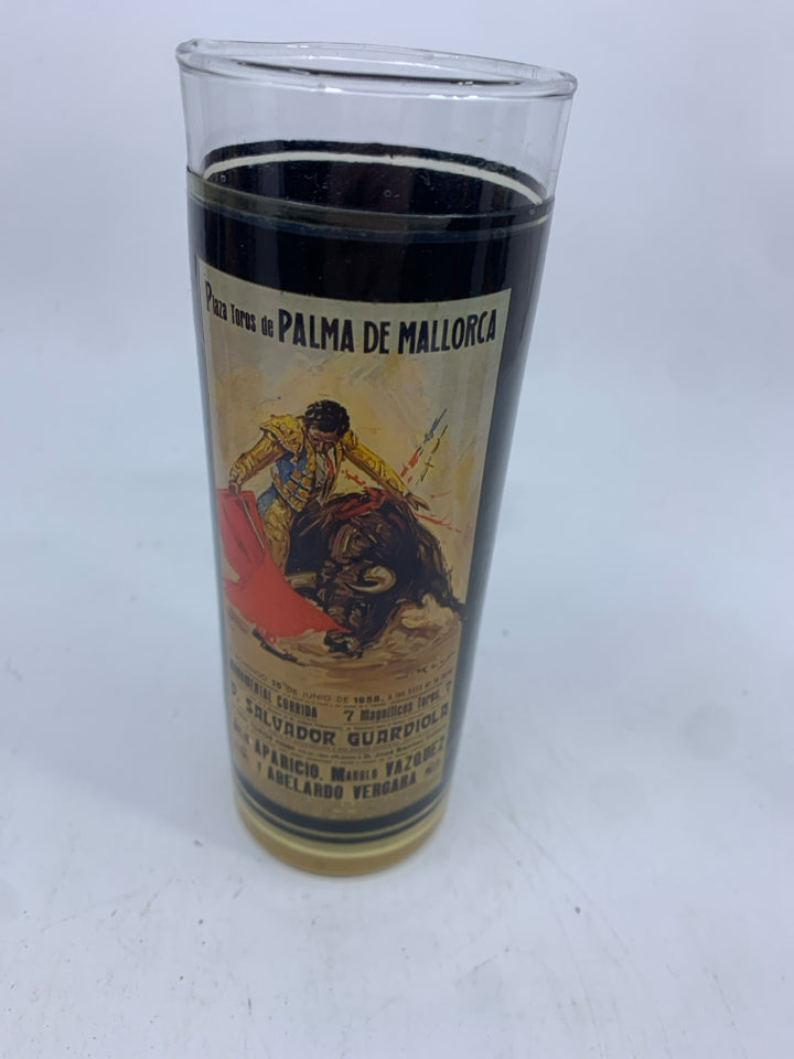 6 VTG MATADOR TUMBLER GLASSES.