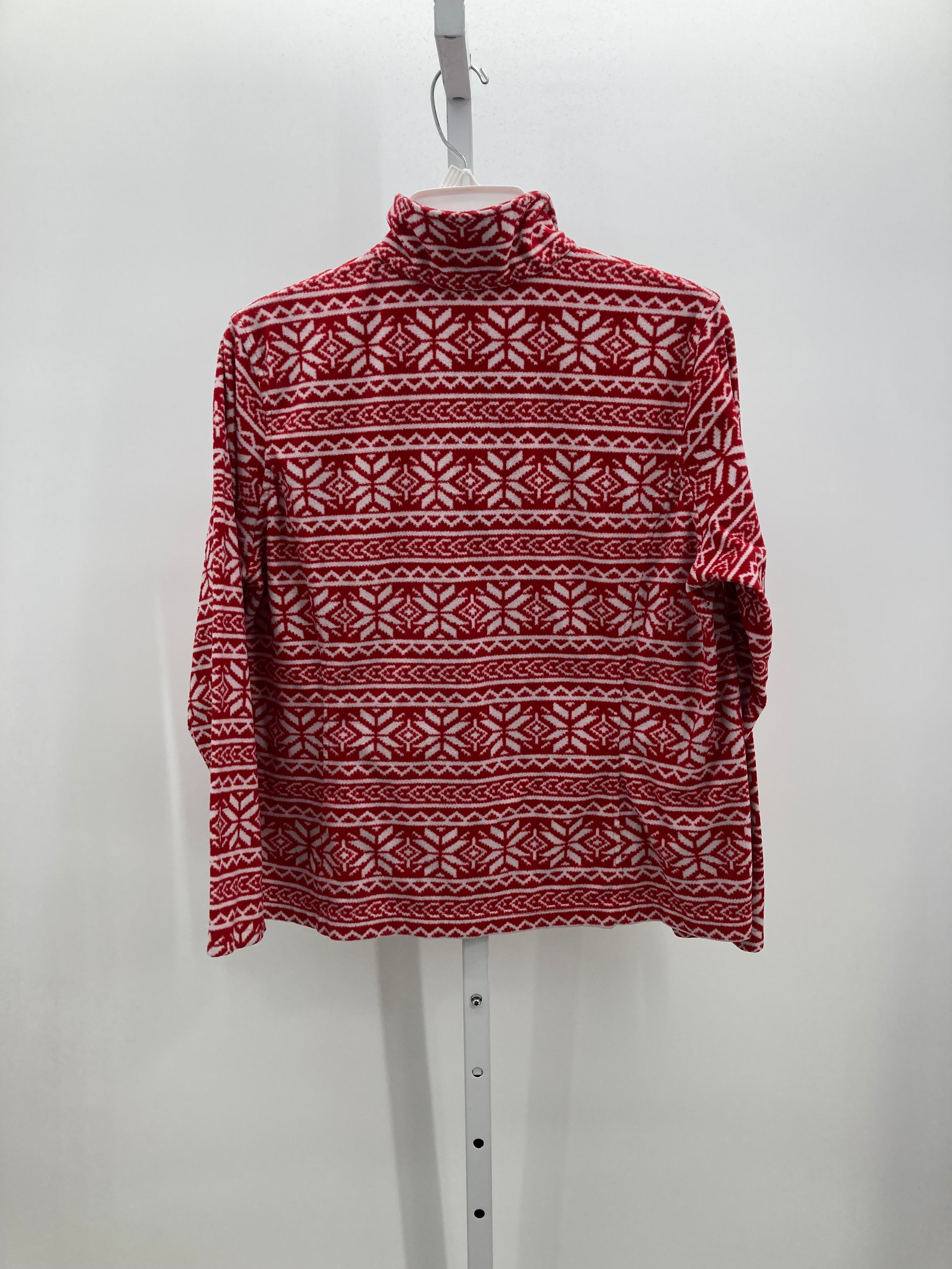 Lands End Size Large Petite Petite Long Sleeve Shirt