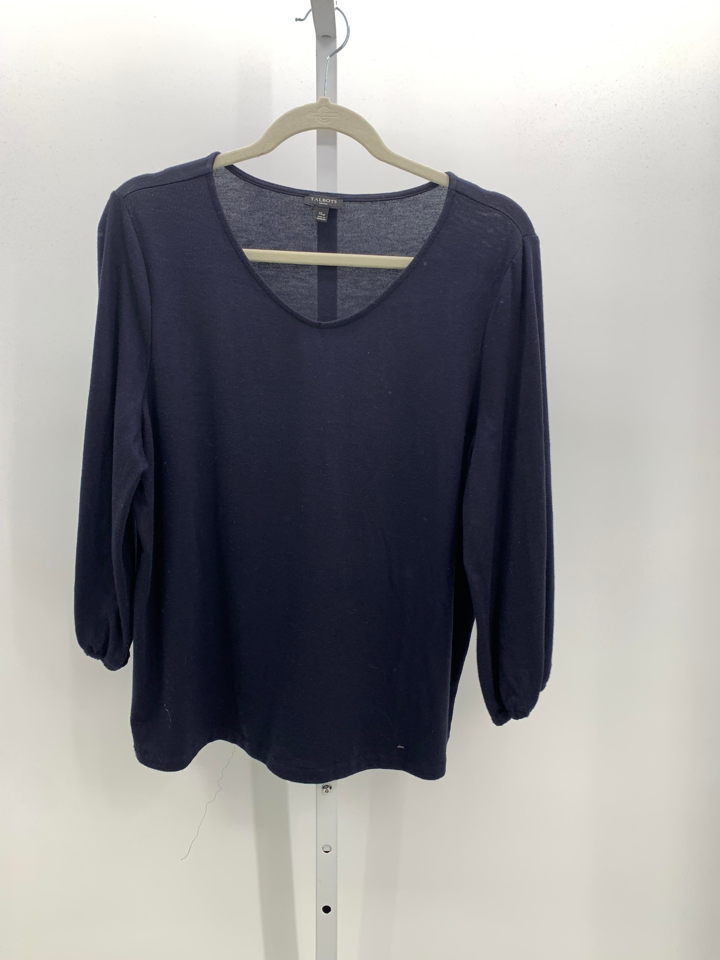 Talbots Size X Large Petite Petite 3/4 Sleeve Shirt