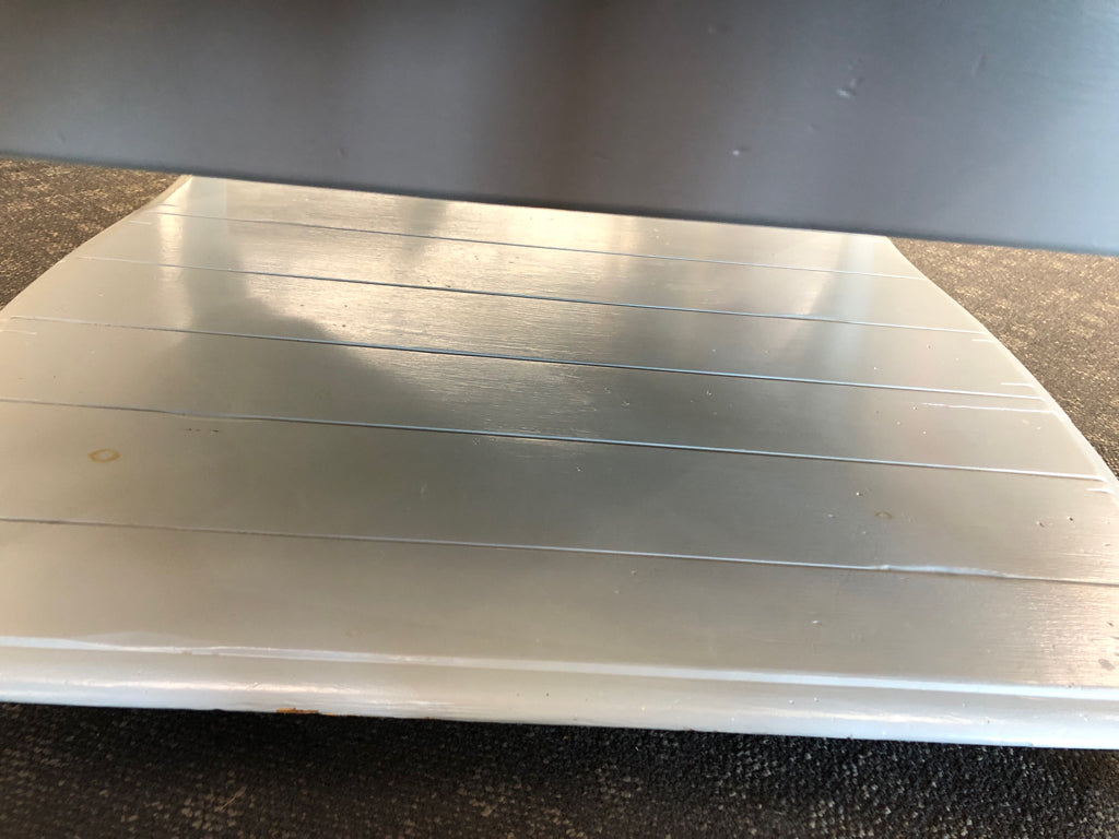 LIGHT BLUE PAINTED 2 TIER COFFEE TABLE W/ DRAWER.