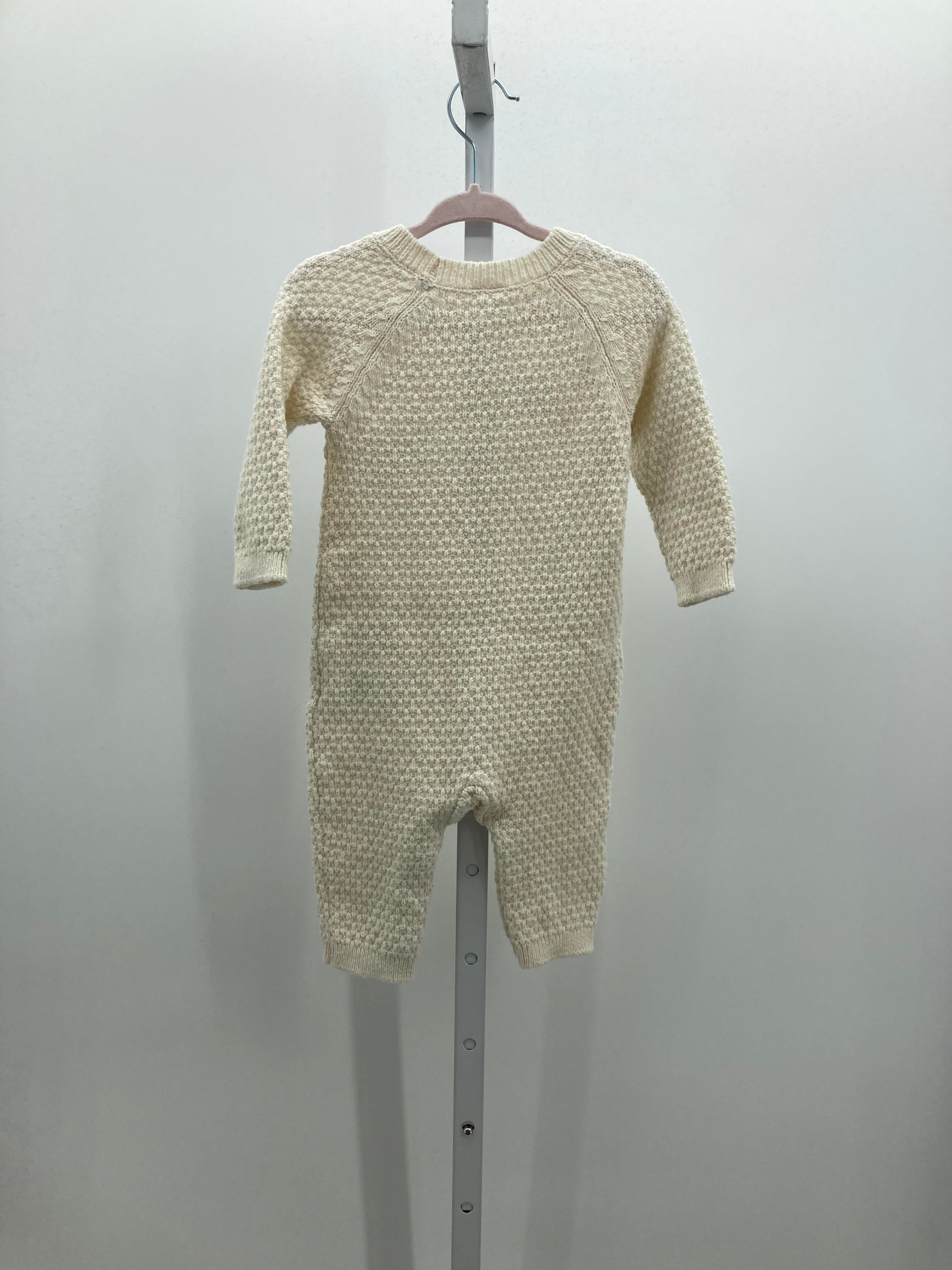 Carters Size 9 Months Girls Long Slv. Romper