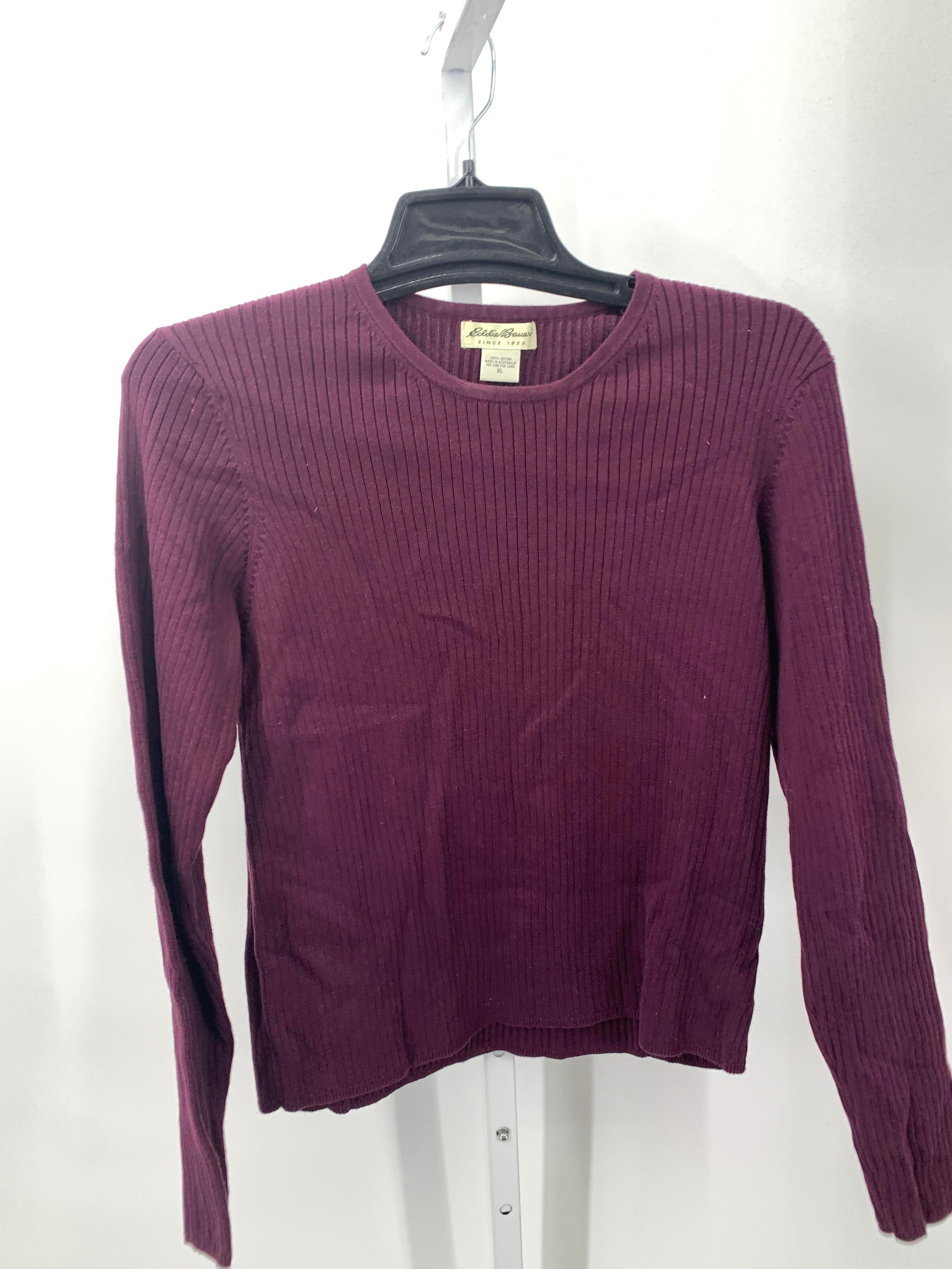 Eddie Bauer Size Extra Large Misses Long Slv Sweater