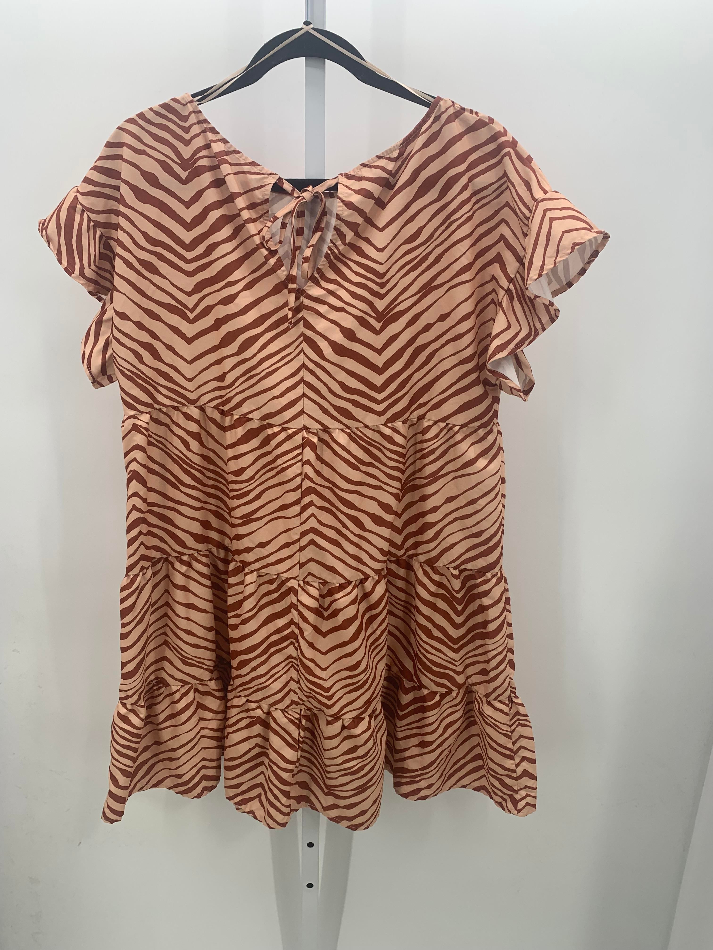 Nine West Size Large Misses Short Sleeve Dress