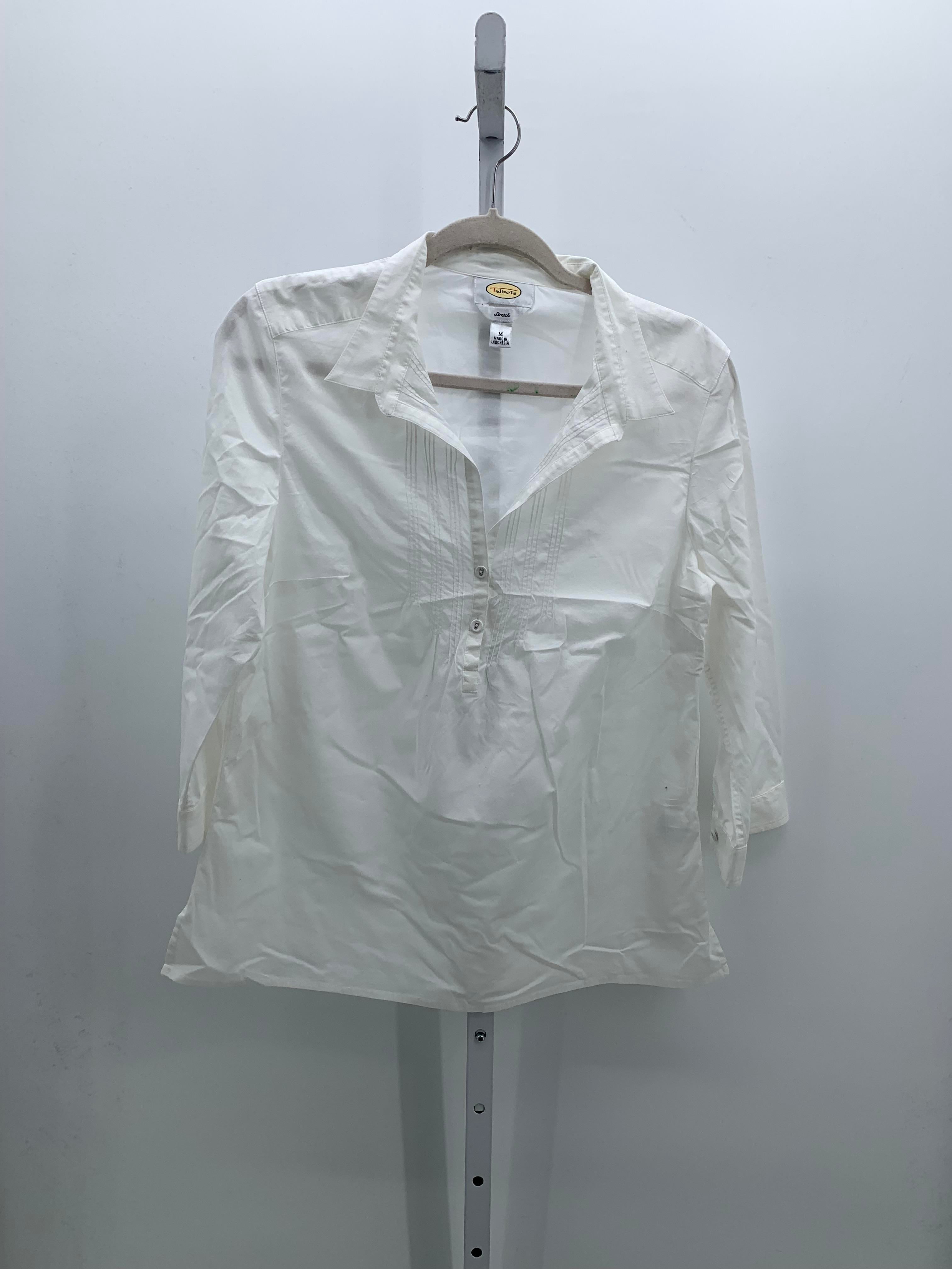 Talbots Size Medium Misses 3/4 Sleeve Shirt