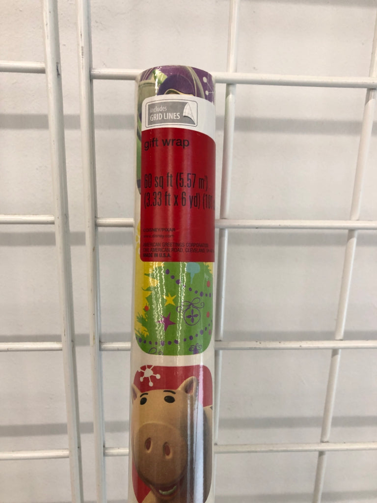NIP TOY STORY GIFT WRAP.