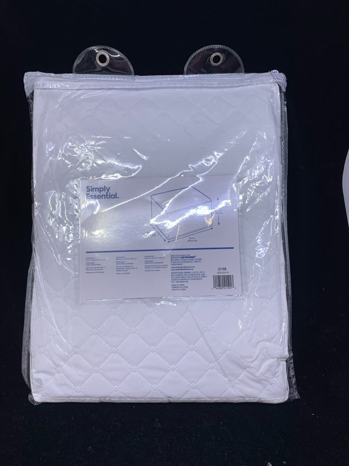 NIP 12 QUILTED STEMWARE STORAGE CASE WHITE.
