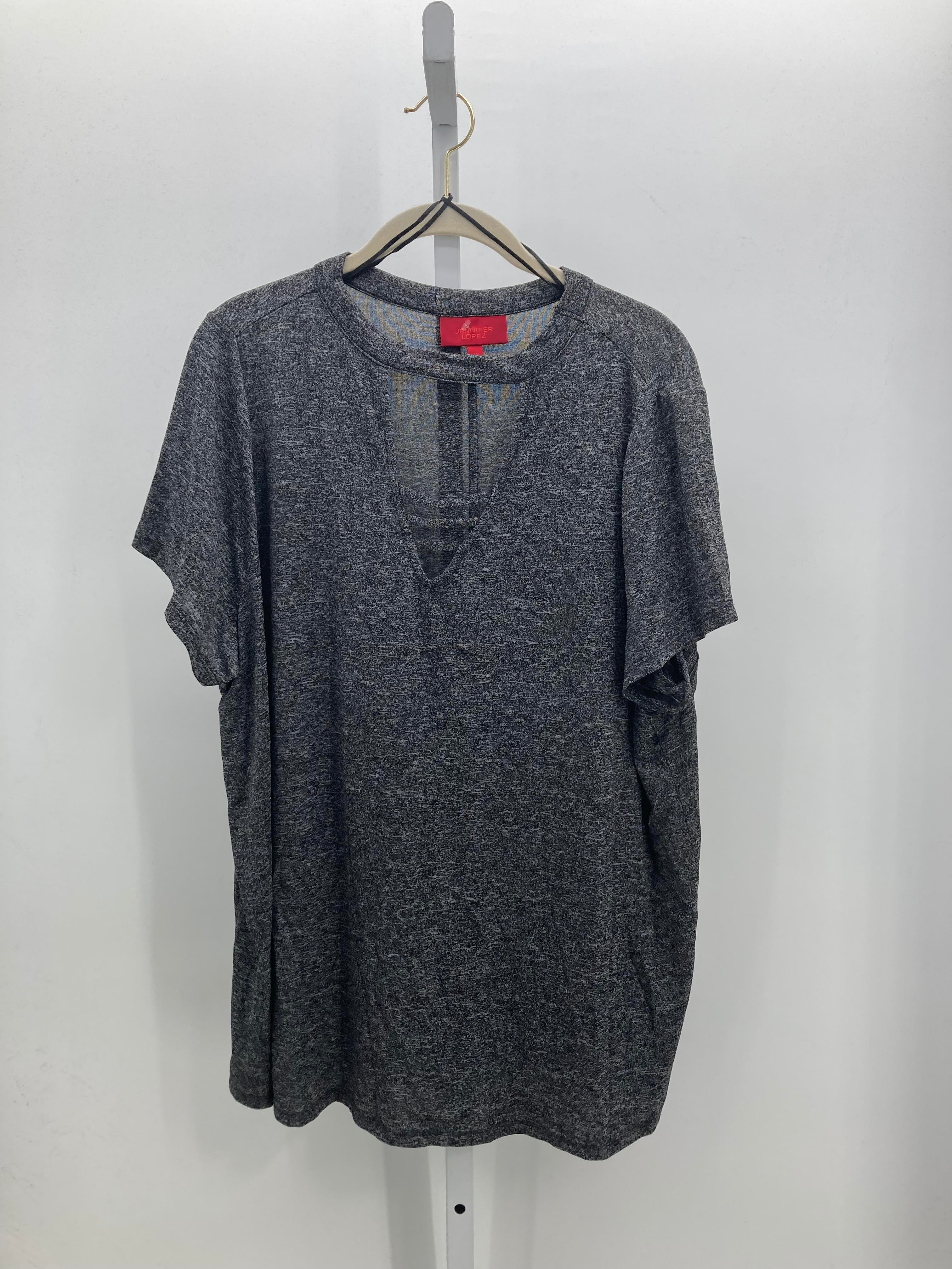 Jennifer Lopez Size 1X Womens Short Sleeve Shirt