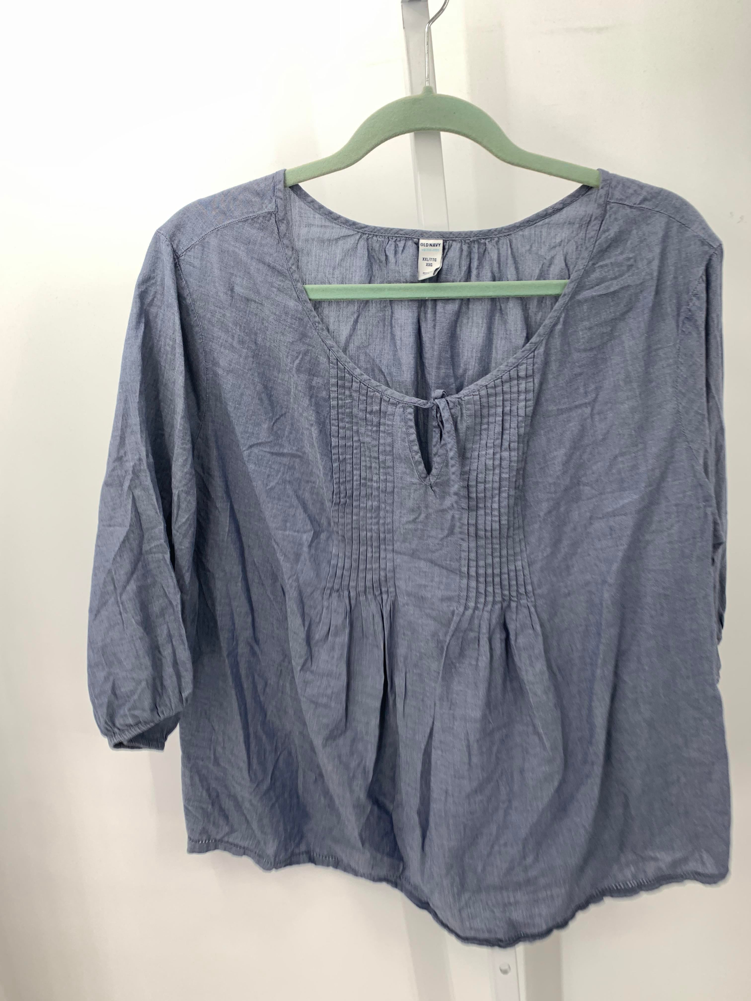 Old Navy Size XXL Misses 3/4 Sleeve Shirt