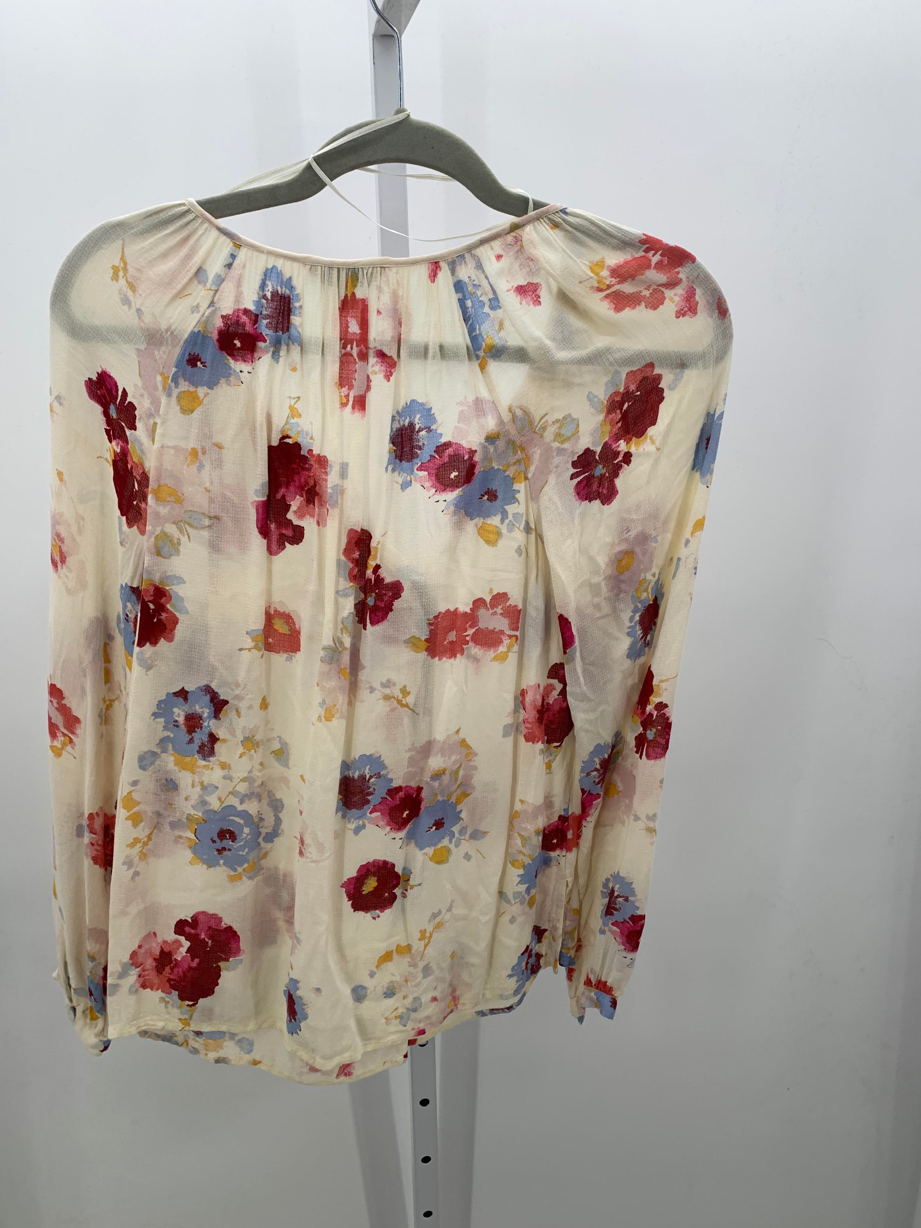 Lucky Brand Size Small Misses Long Sleeve Shirt