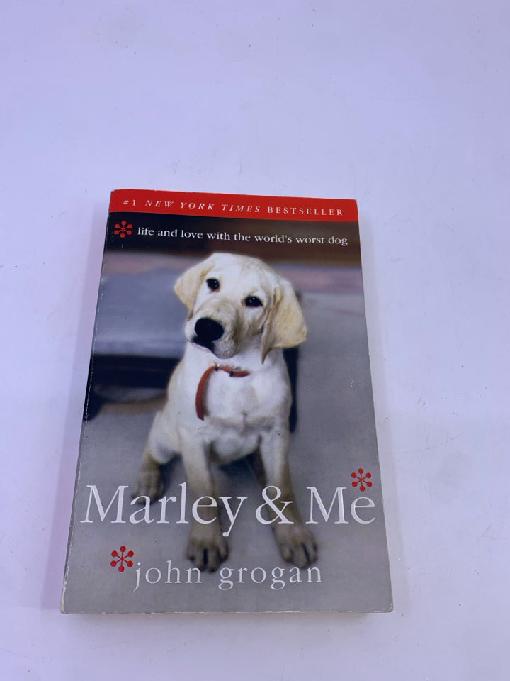 MARLEY AND ME- PAPERBACK BOOK.