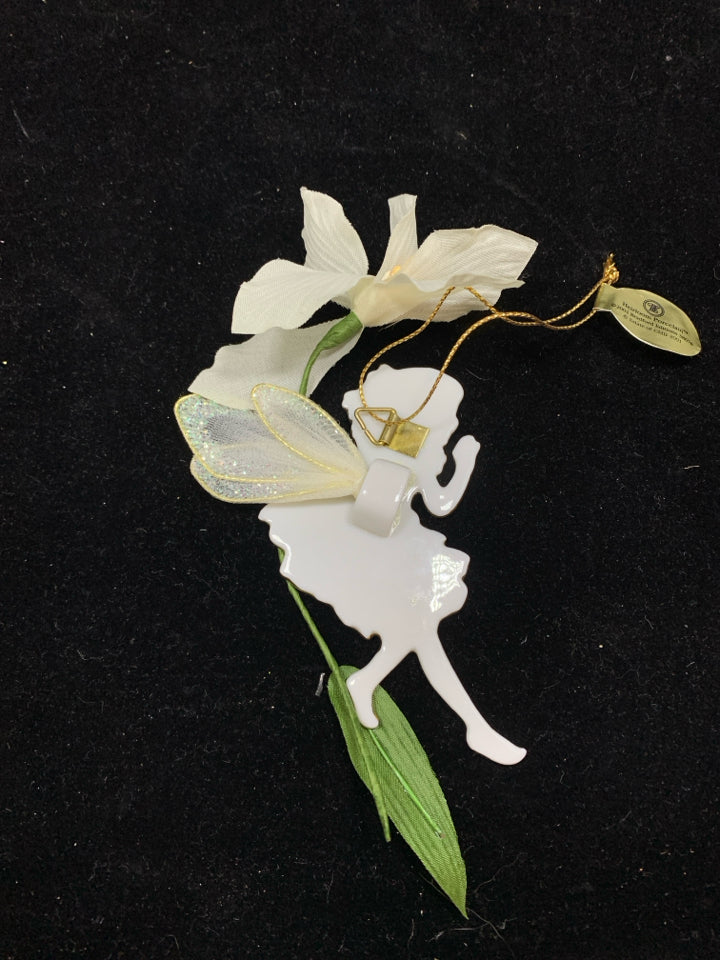 THE NARCISSUS FAIRY PORCELAIN ORNAMENT.