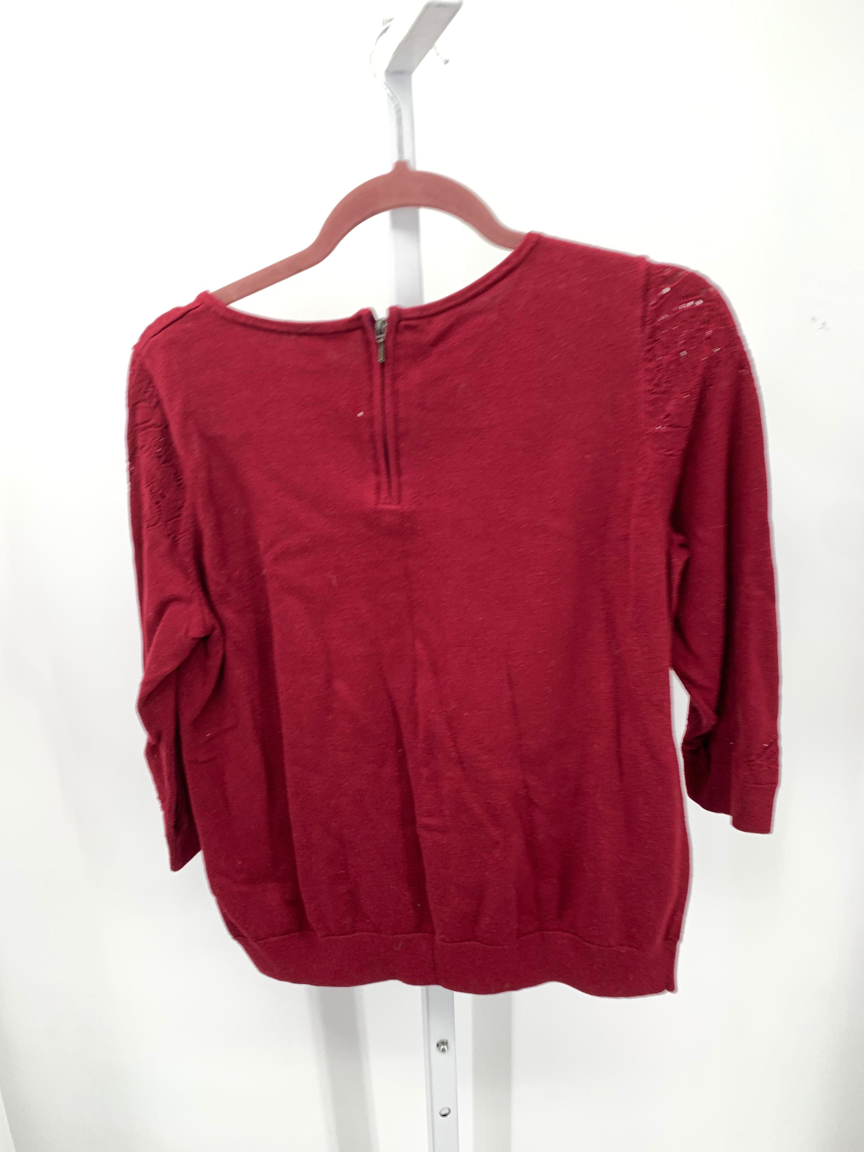 Talbots Size Large Petite Petite 3/4 Sleeve Sweater