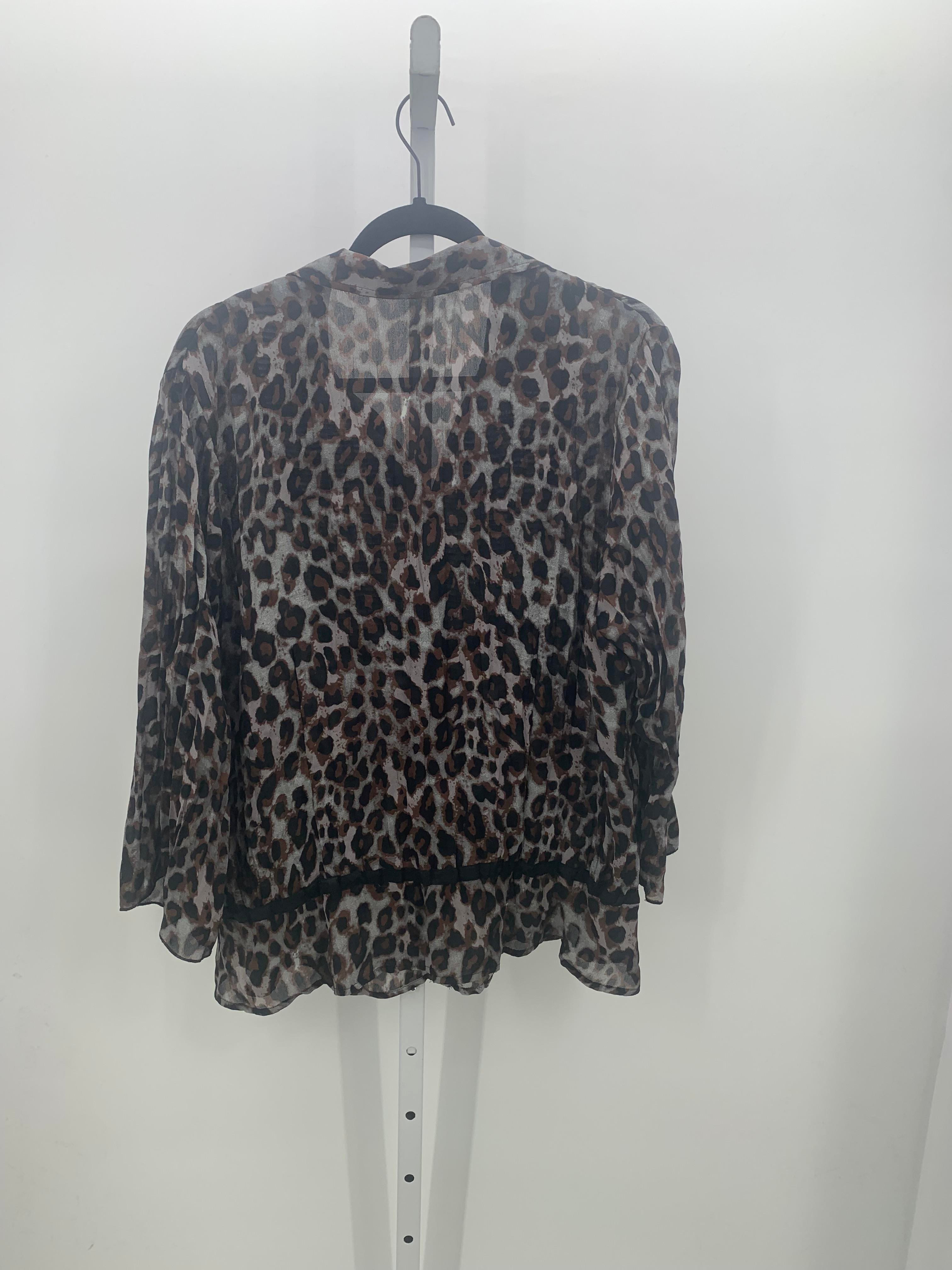NY Collection Size Extra Large Misses 3/4 Sleeve Shirt