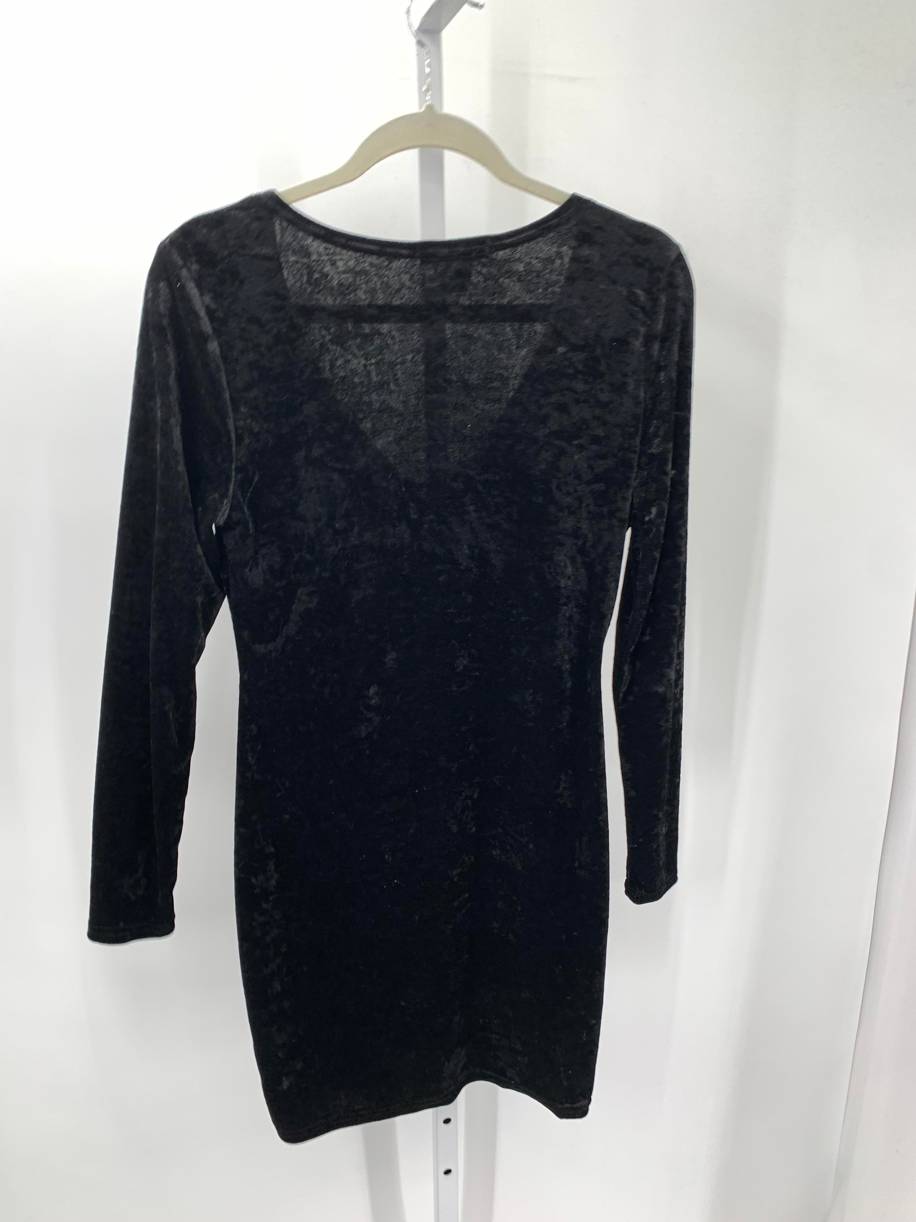 Say What? Size Large Juniors Long Sleeve Dress