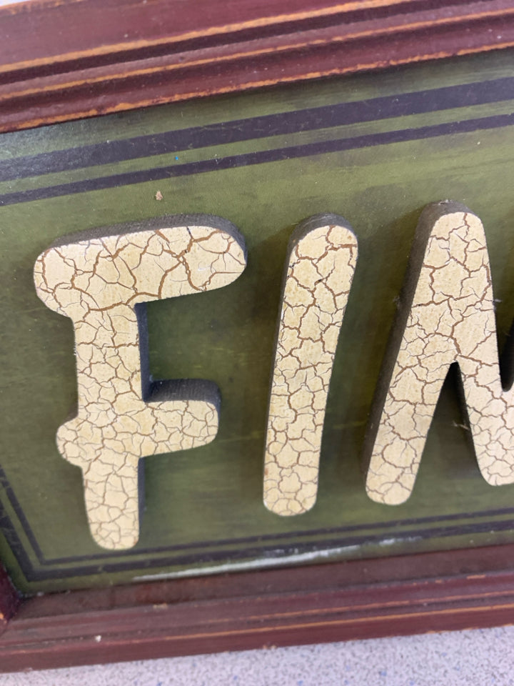 FINE CIGARS WOOD WALL ART.