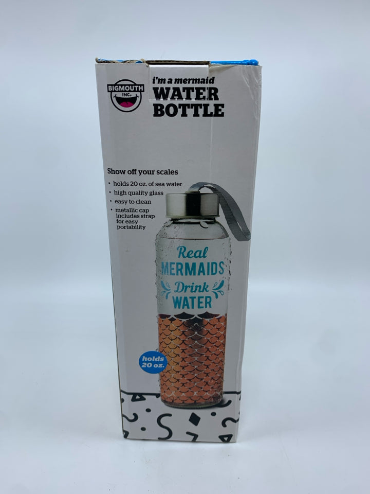 NIB MERMAID WATER BOTTLE.