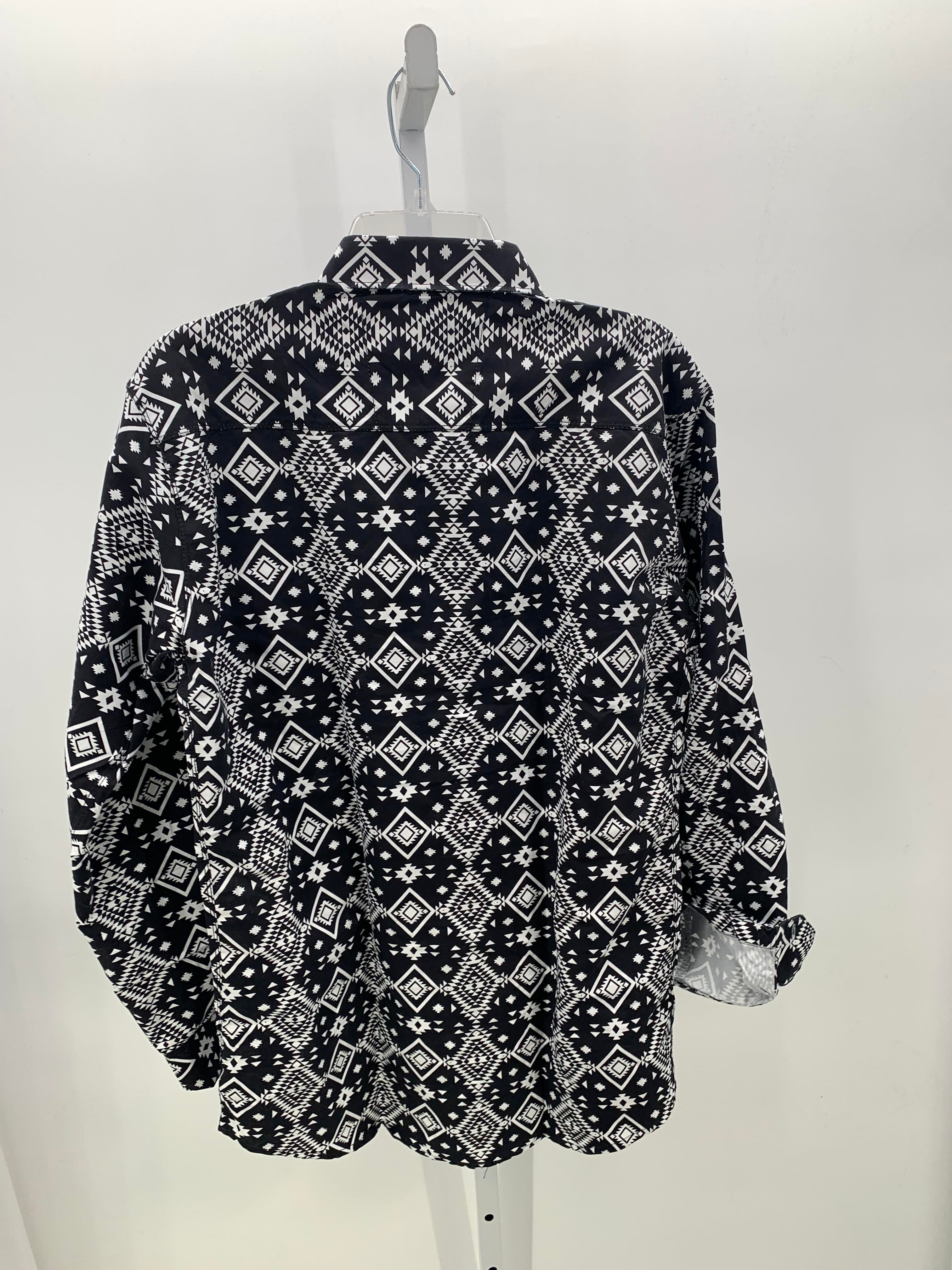 NEW AZTEC PATTERN BTN DOWN.