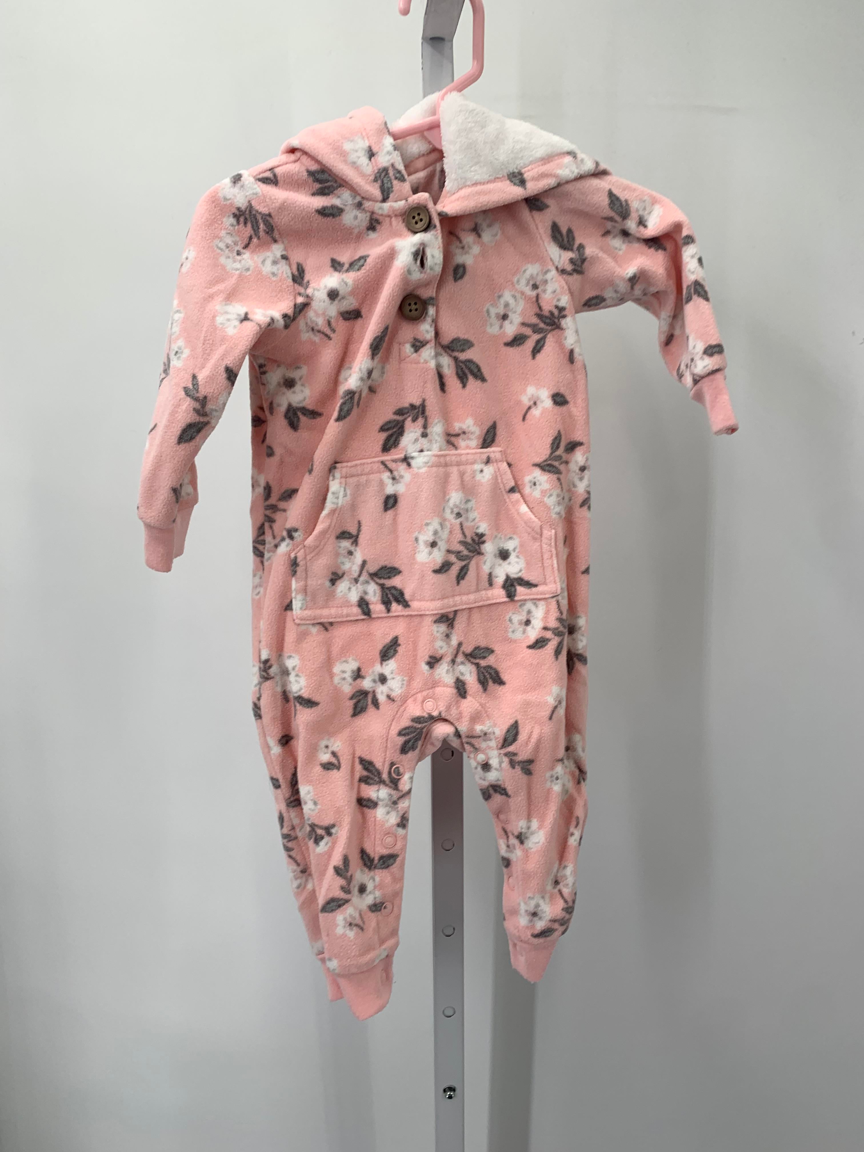 Carters Size 6 Months Girls Long Slv. Romper