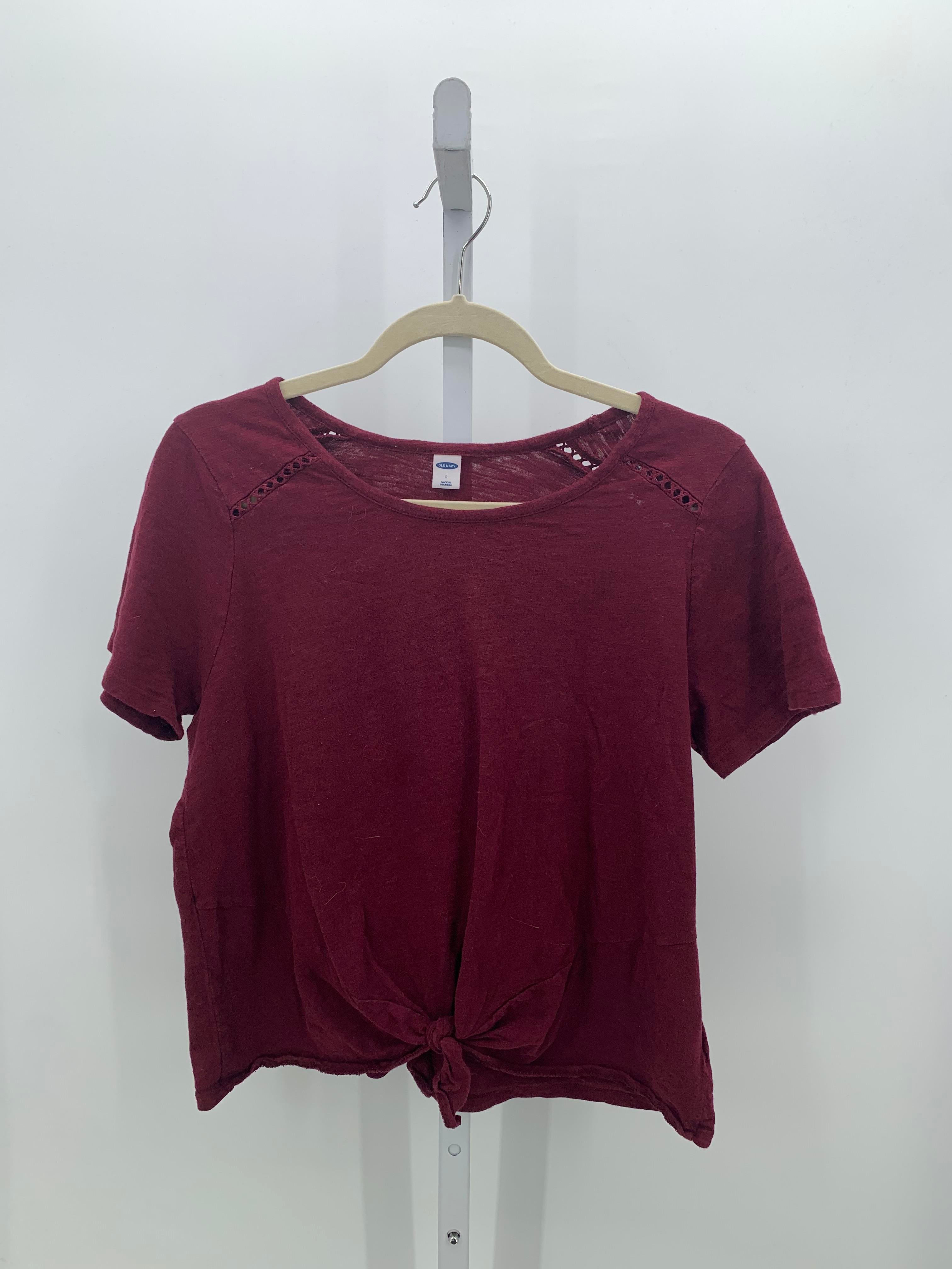 Old Navy Size Large Misses Short Sleeve Shirt