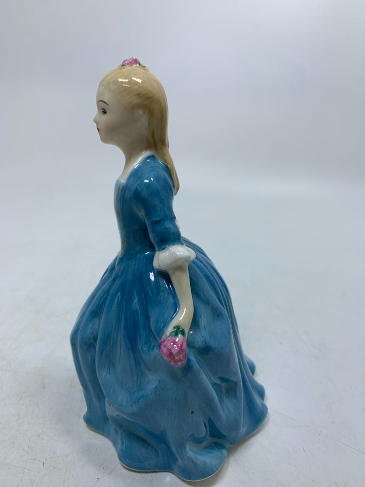 VTG PORCELAIN "CHILD FROM WILLIAMSBURG" FIGURINE.