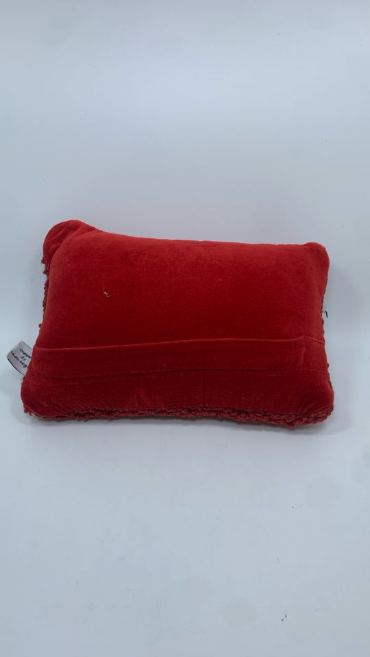 "LAB BUDDIES" HOOKED WOOL PILLOW.