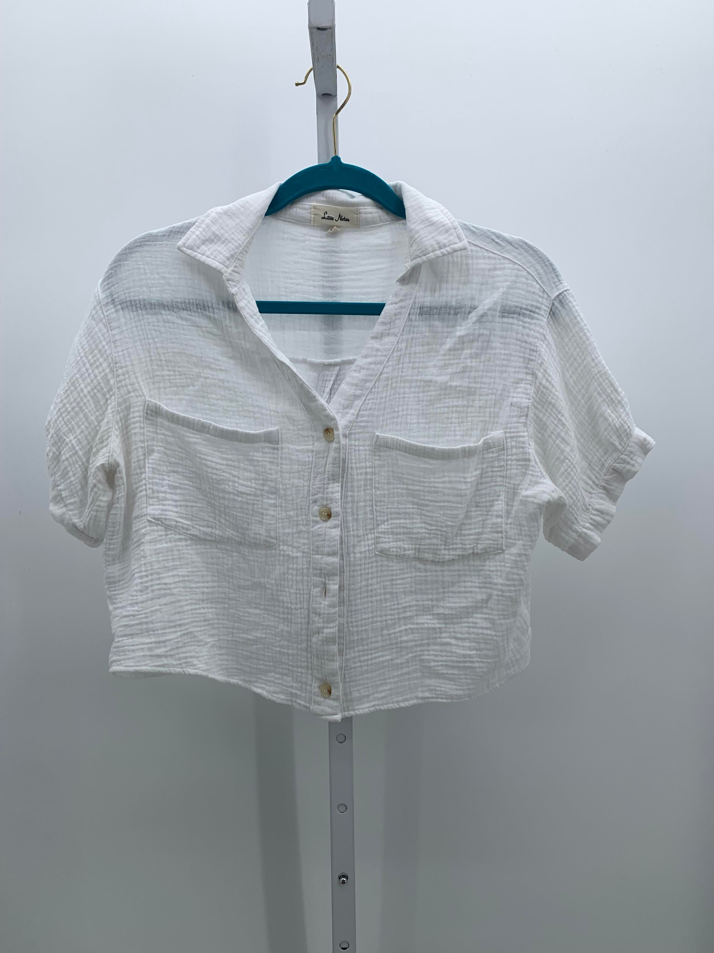 Love Notes Size Small Juniors Short Sleeve Shirt