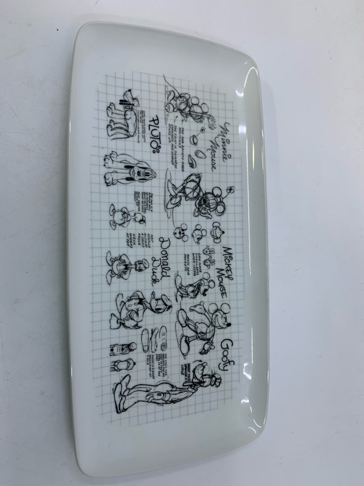 BLACK/WHITE SKETCH BOOK DESIGN DISNEY CHARACTERS.