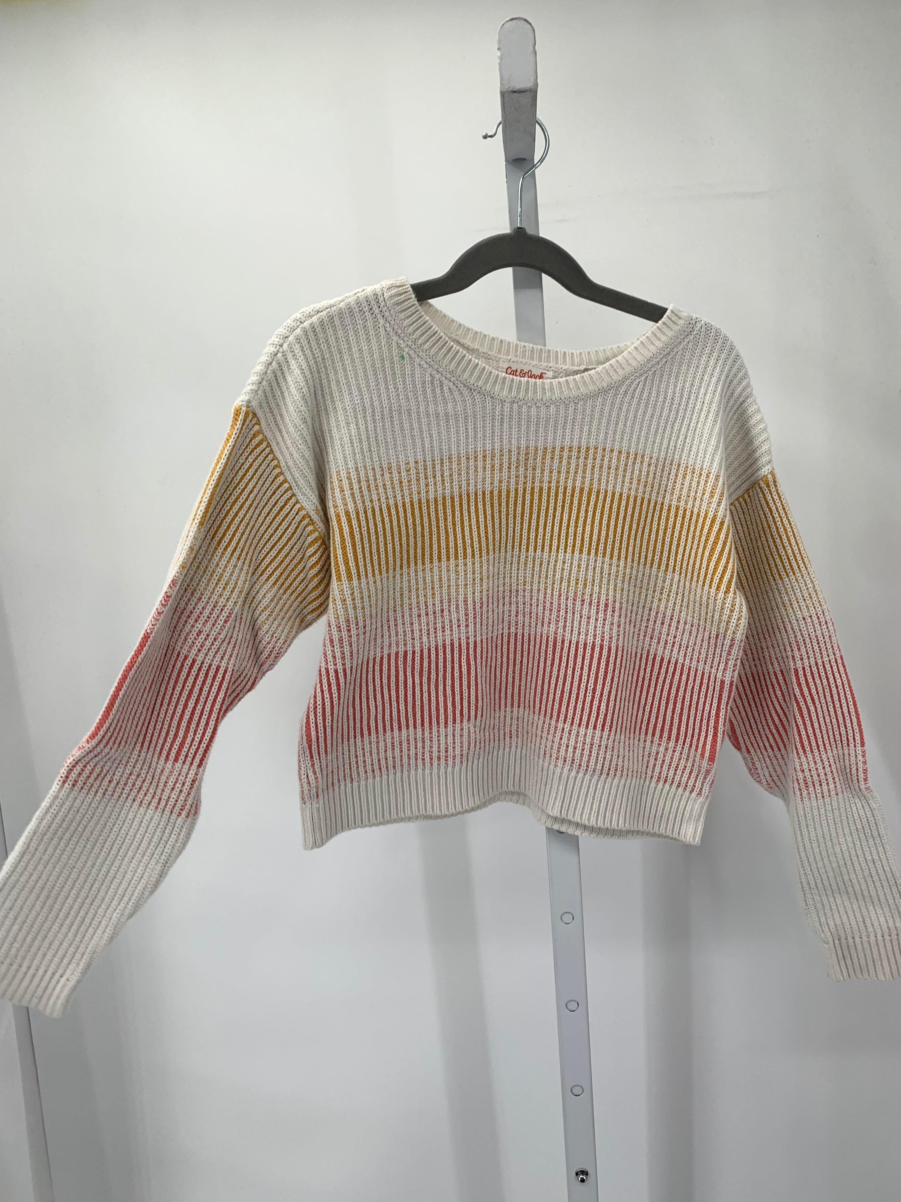 CAT Size 8 Girls Long Sleeve Sweater