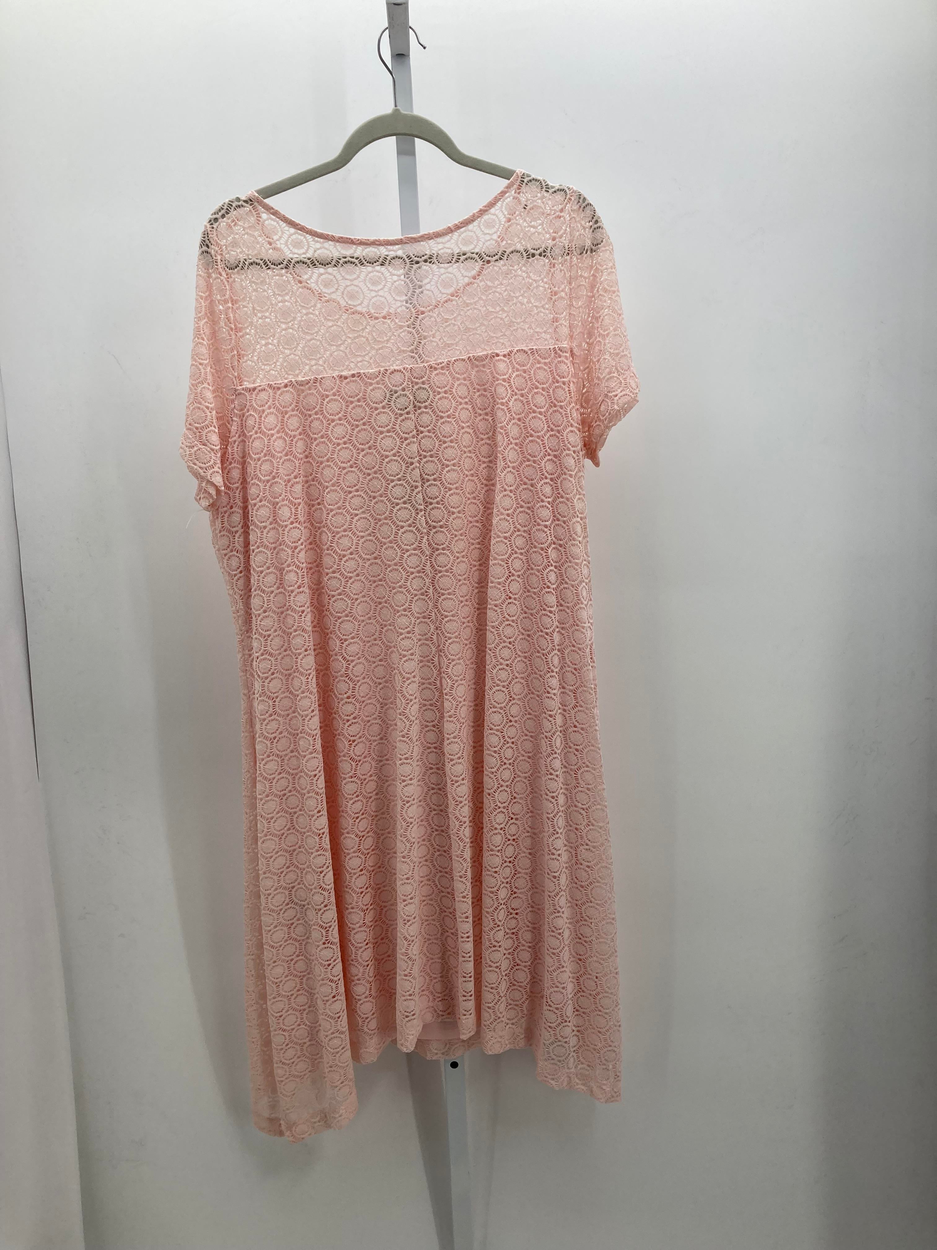 Lane Bryant Size 18/20 W Womens Short Sleeve Dress