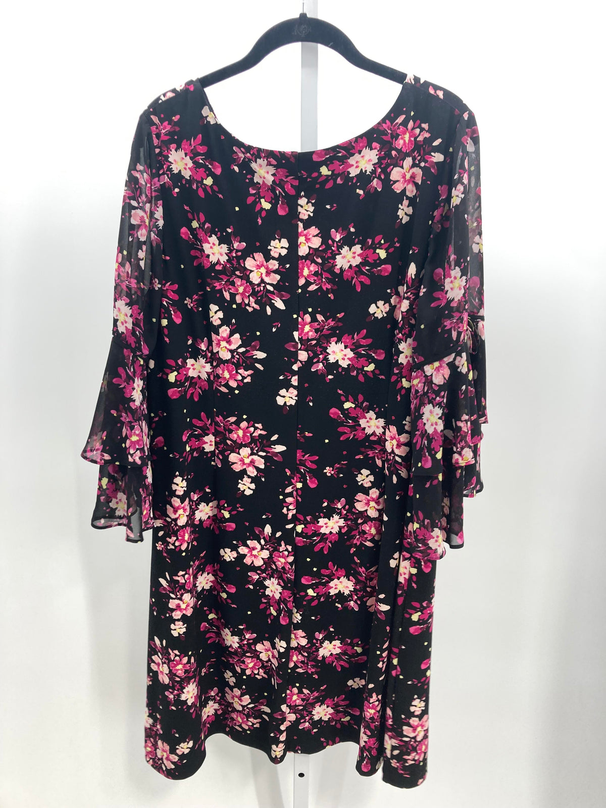 Roz & Ali Size 1X Womens Short Sleeve Dress