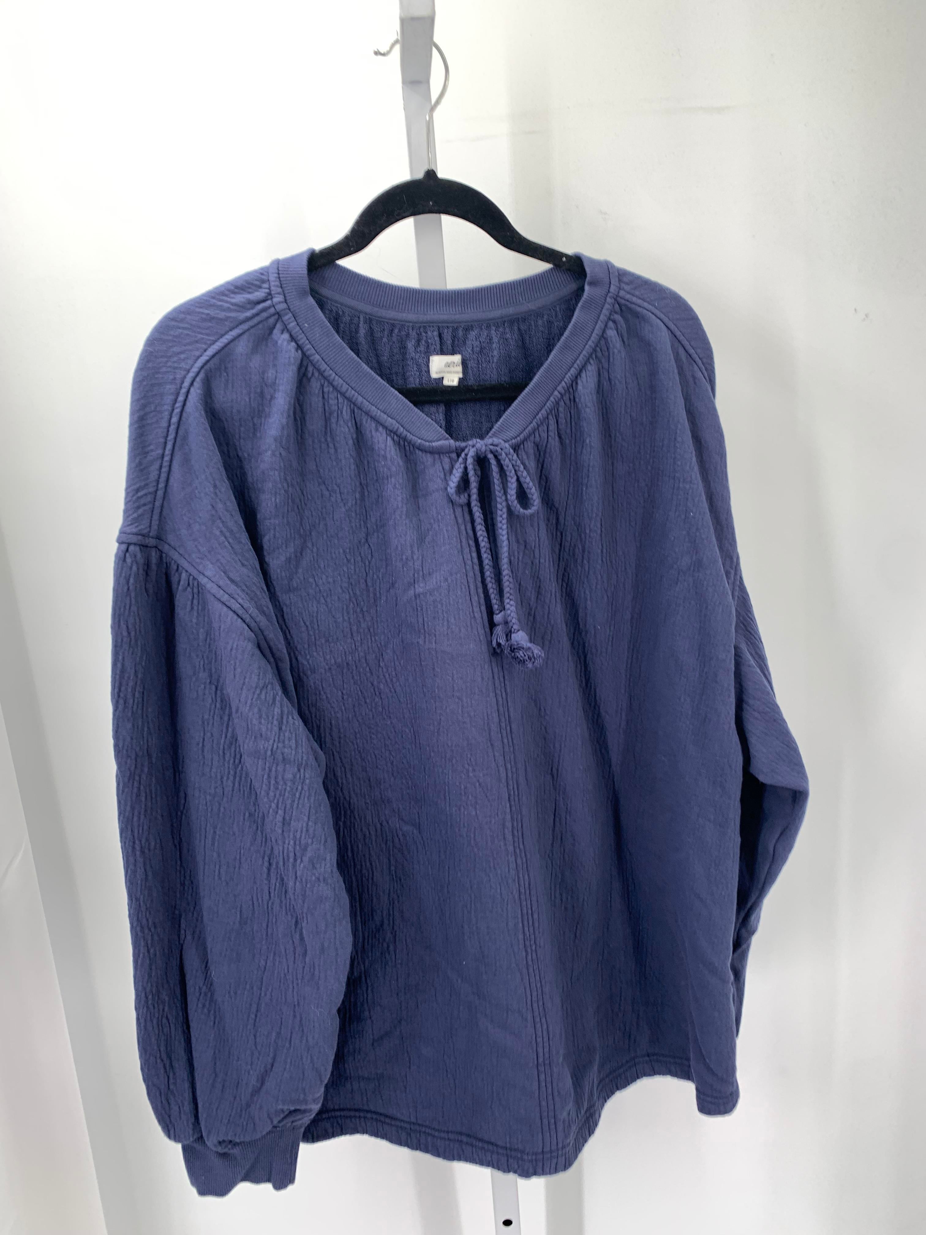 Aerie Size Large Juniors Long Sleeve Shirt