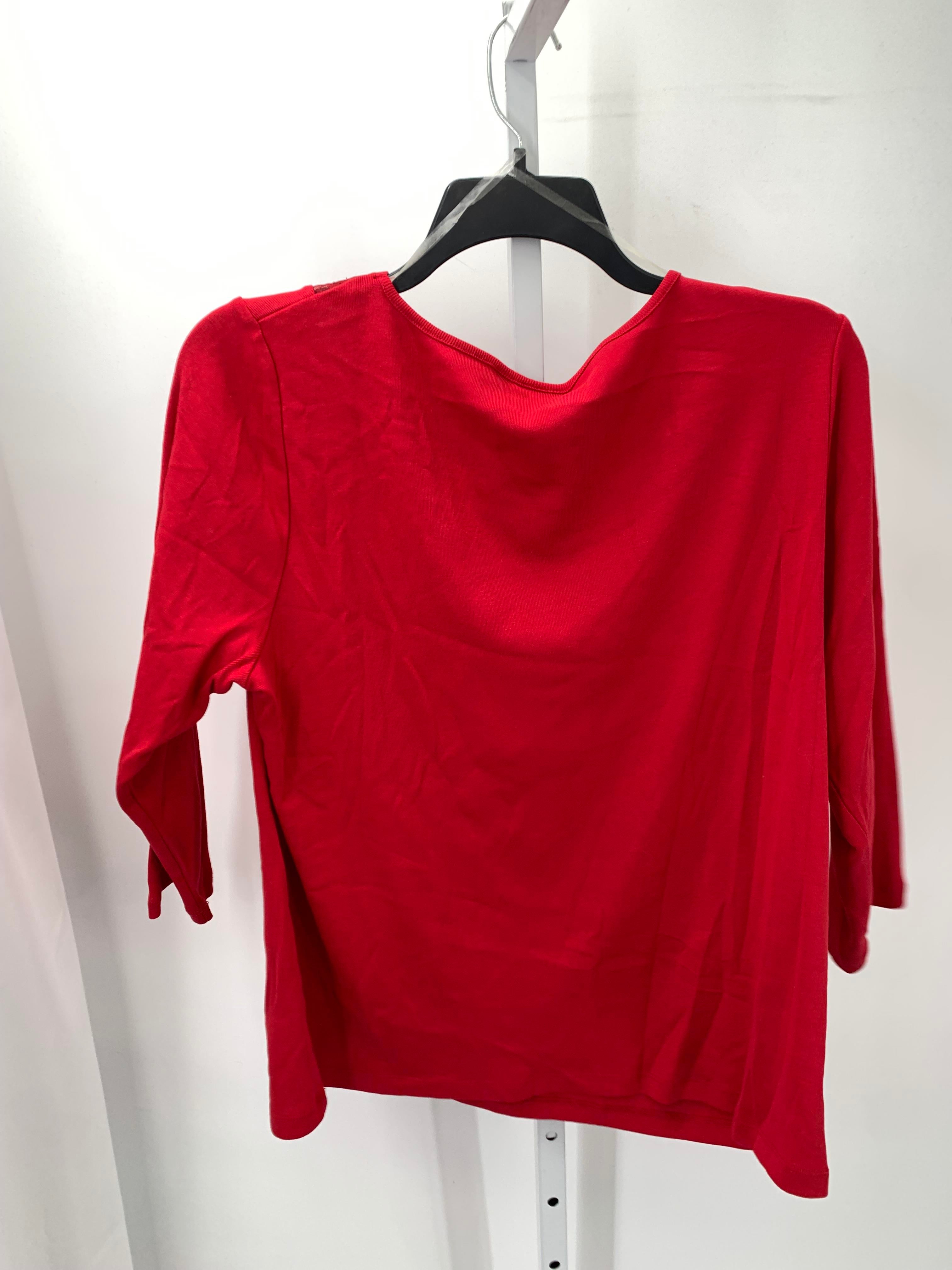 Rafaella Size XXL Misses 3/4 Sleeve Shirt