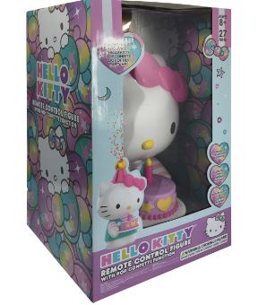 Hello Kitty Remote Control Figure With Pop Confetti Function