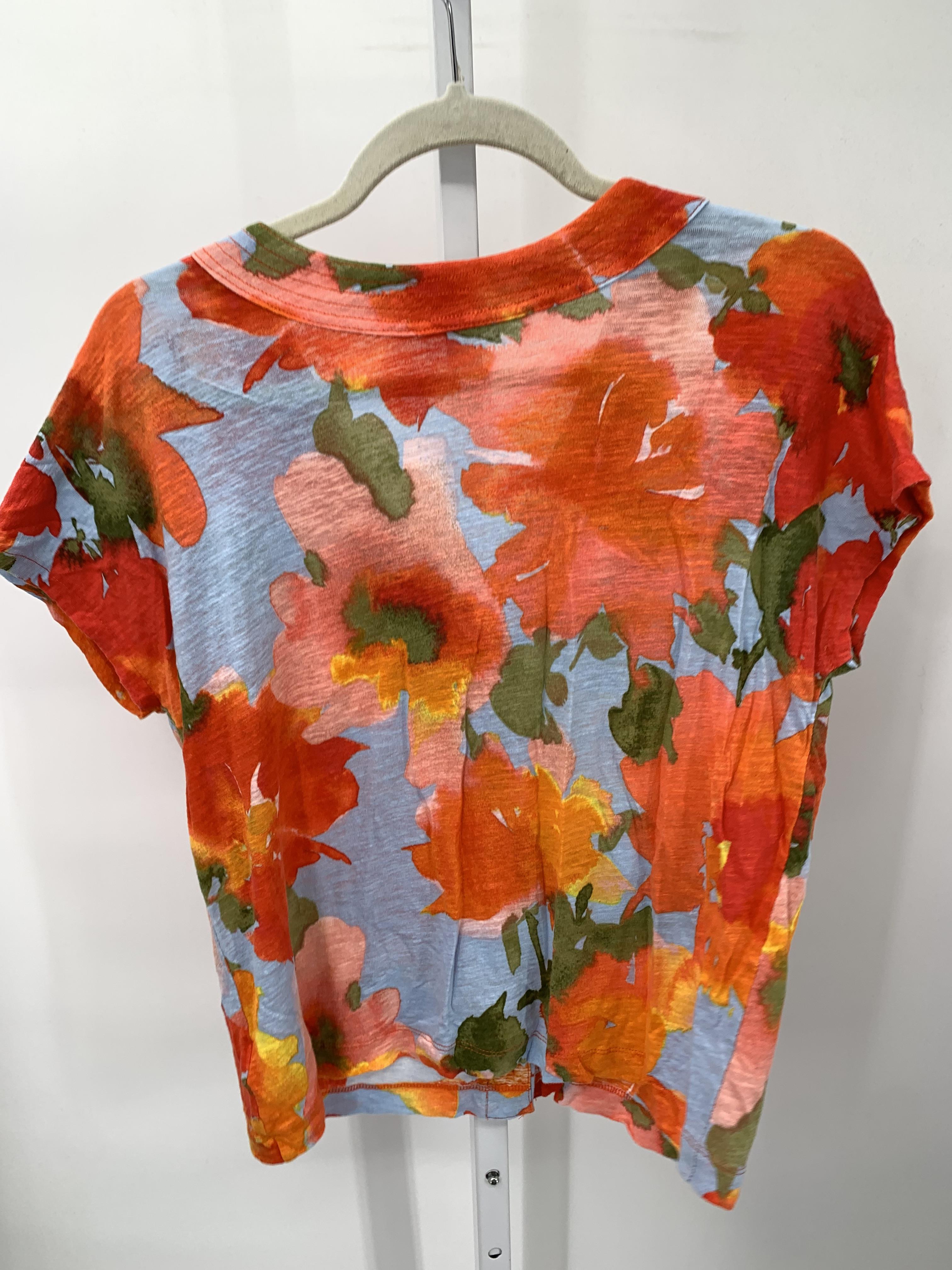 Joie Size Medium Misses Short Sleeve Shirt