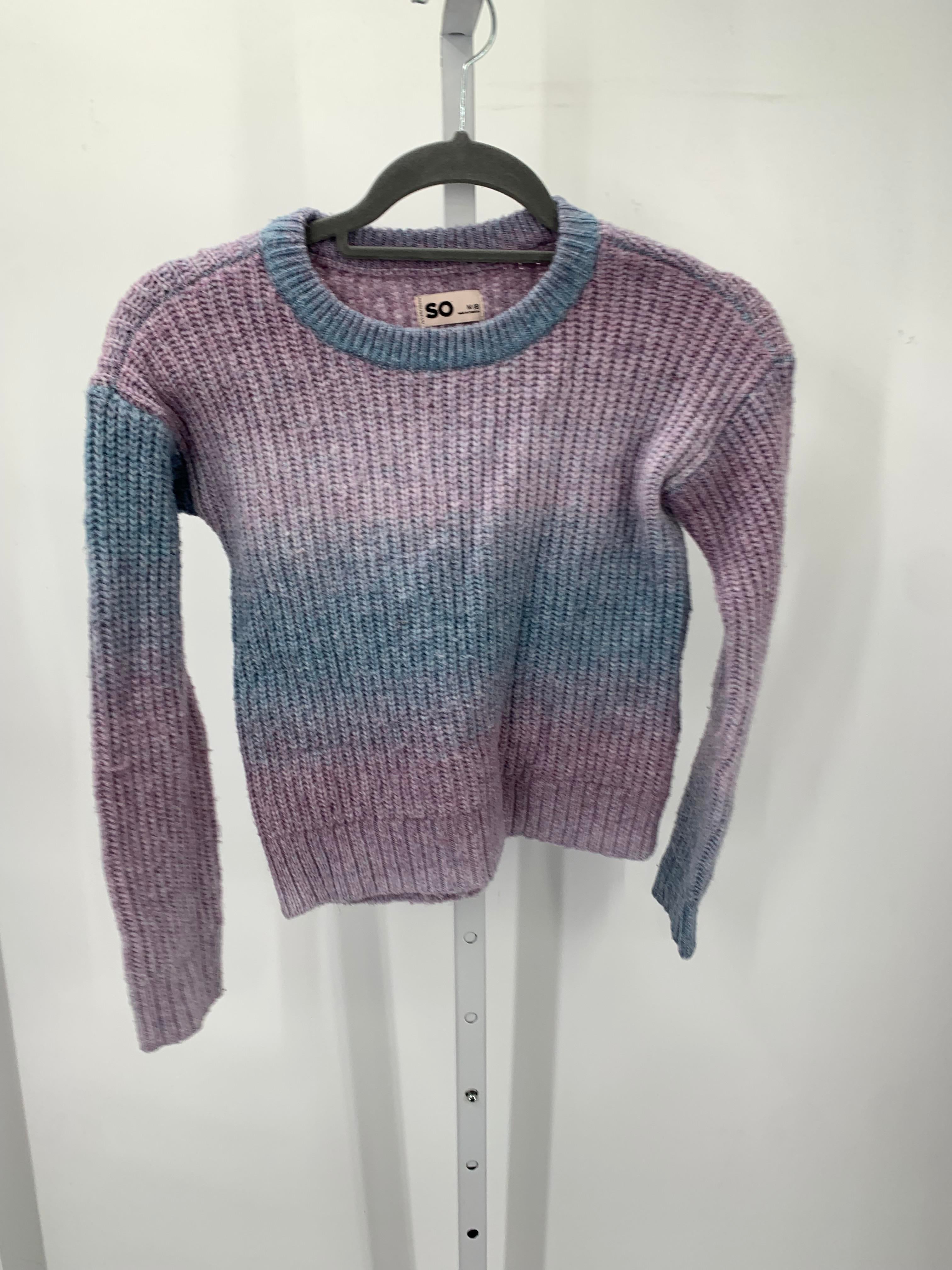 SO Size 8 Girls Long Sleeve Sweater