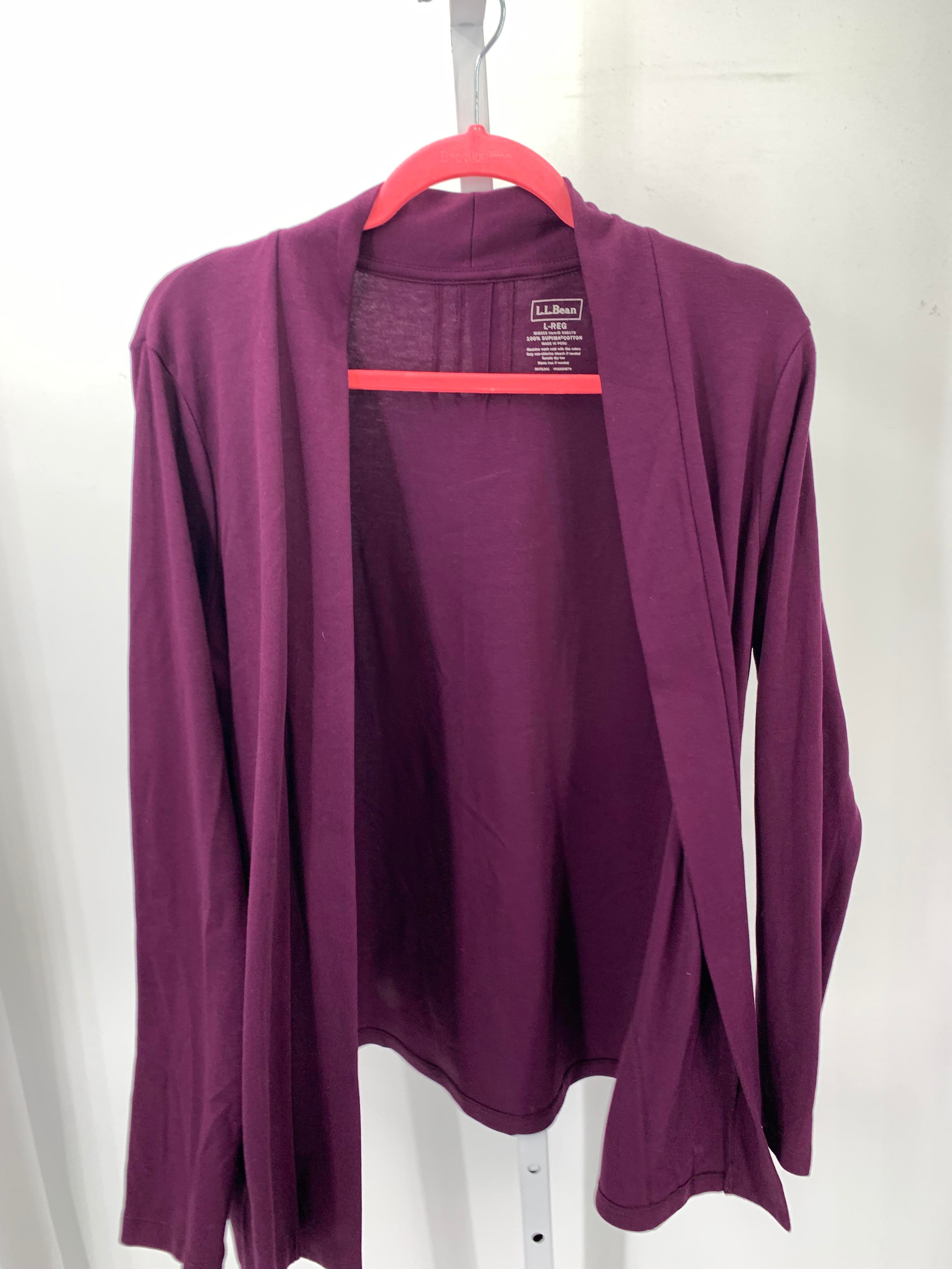 LL Bean Size Large Misses Cardigan