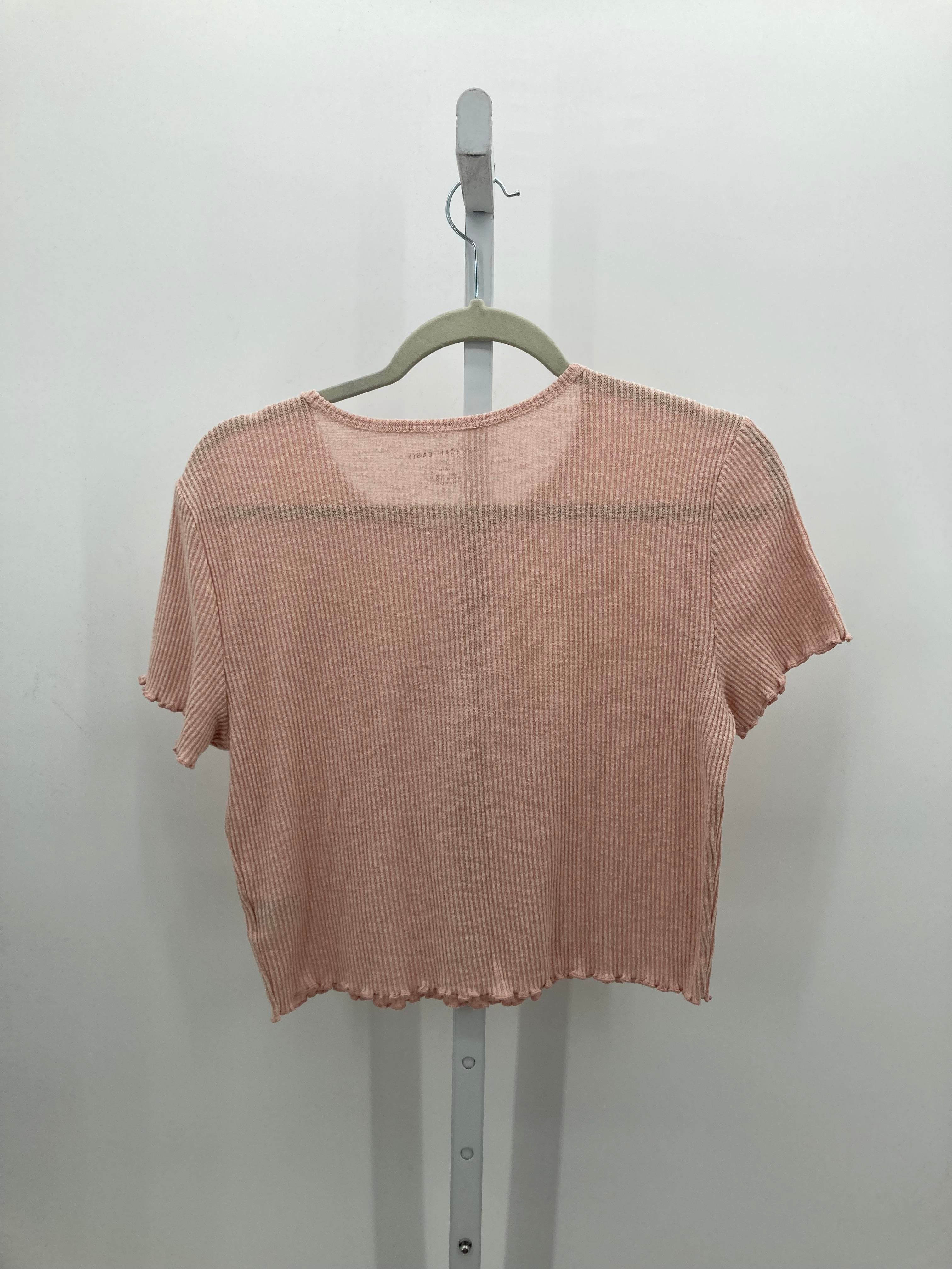 American Eagle Size Large Juniors Short Sleeve Shirt