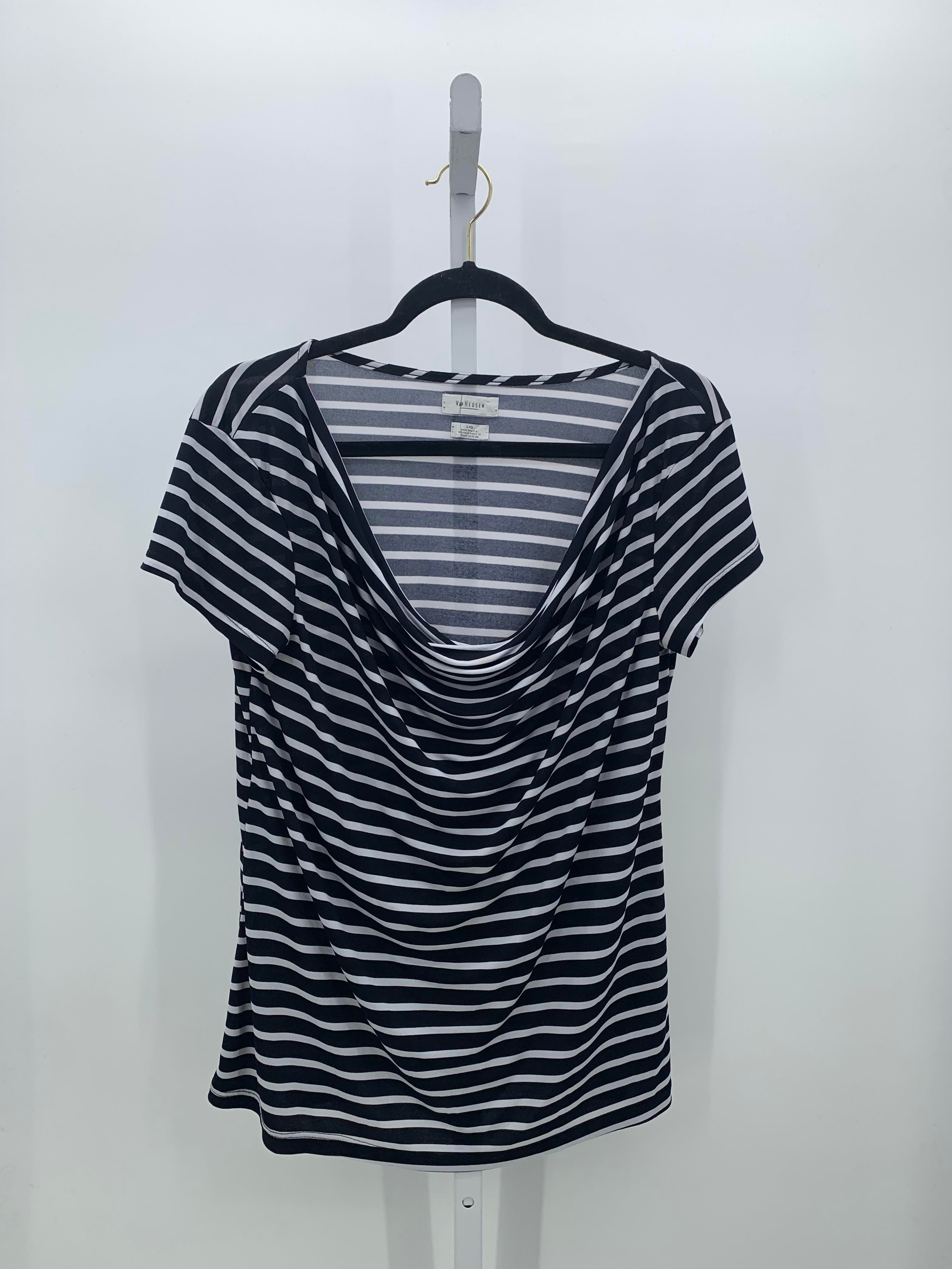 Van Heusen Size Large Misses Short Sleeve Shirt
