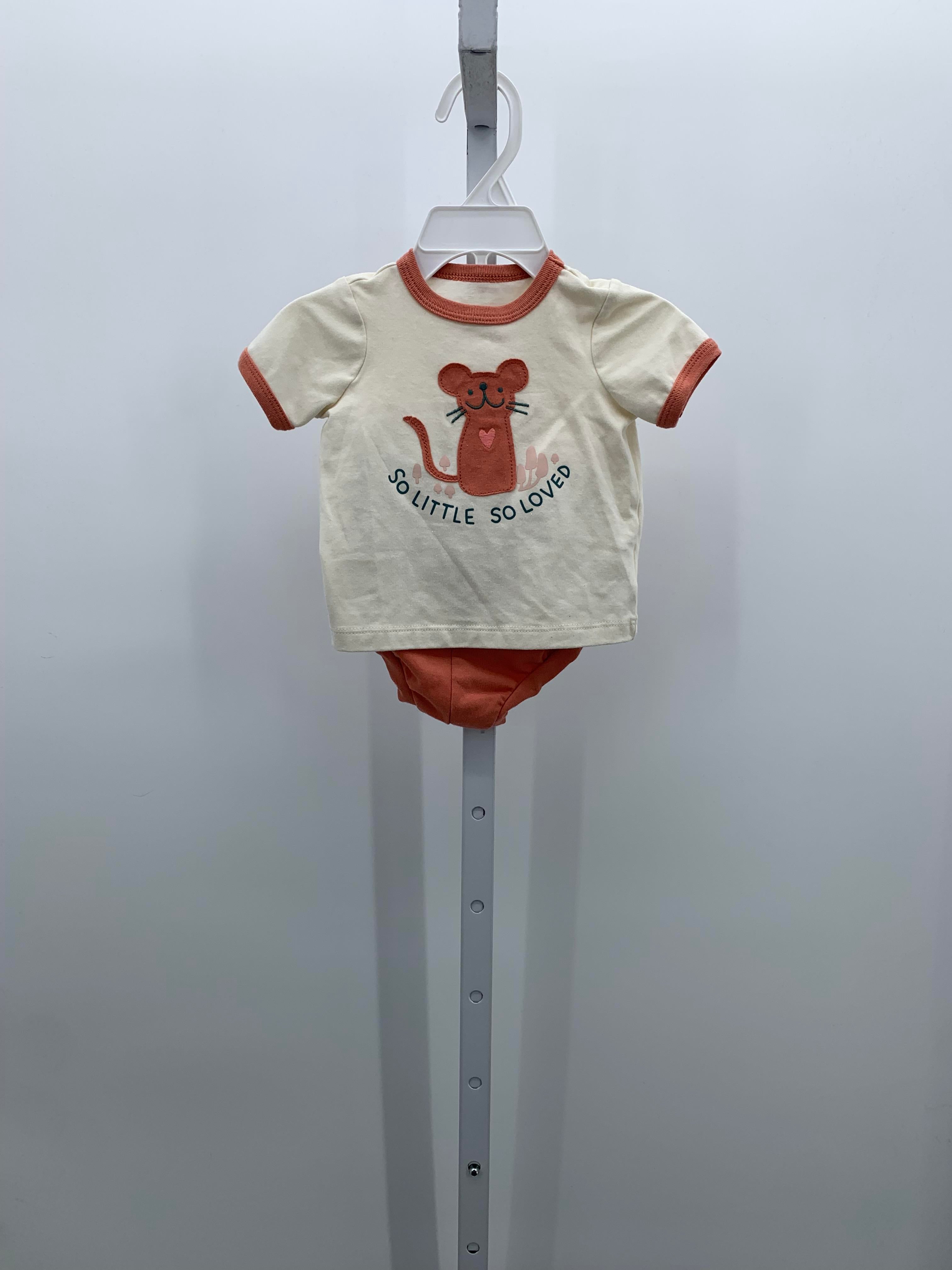 Cat & Jack Size 3-6 Months Girls 2 Pieces