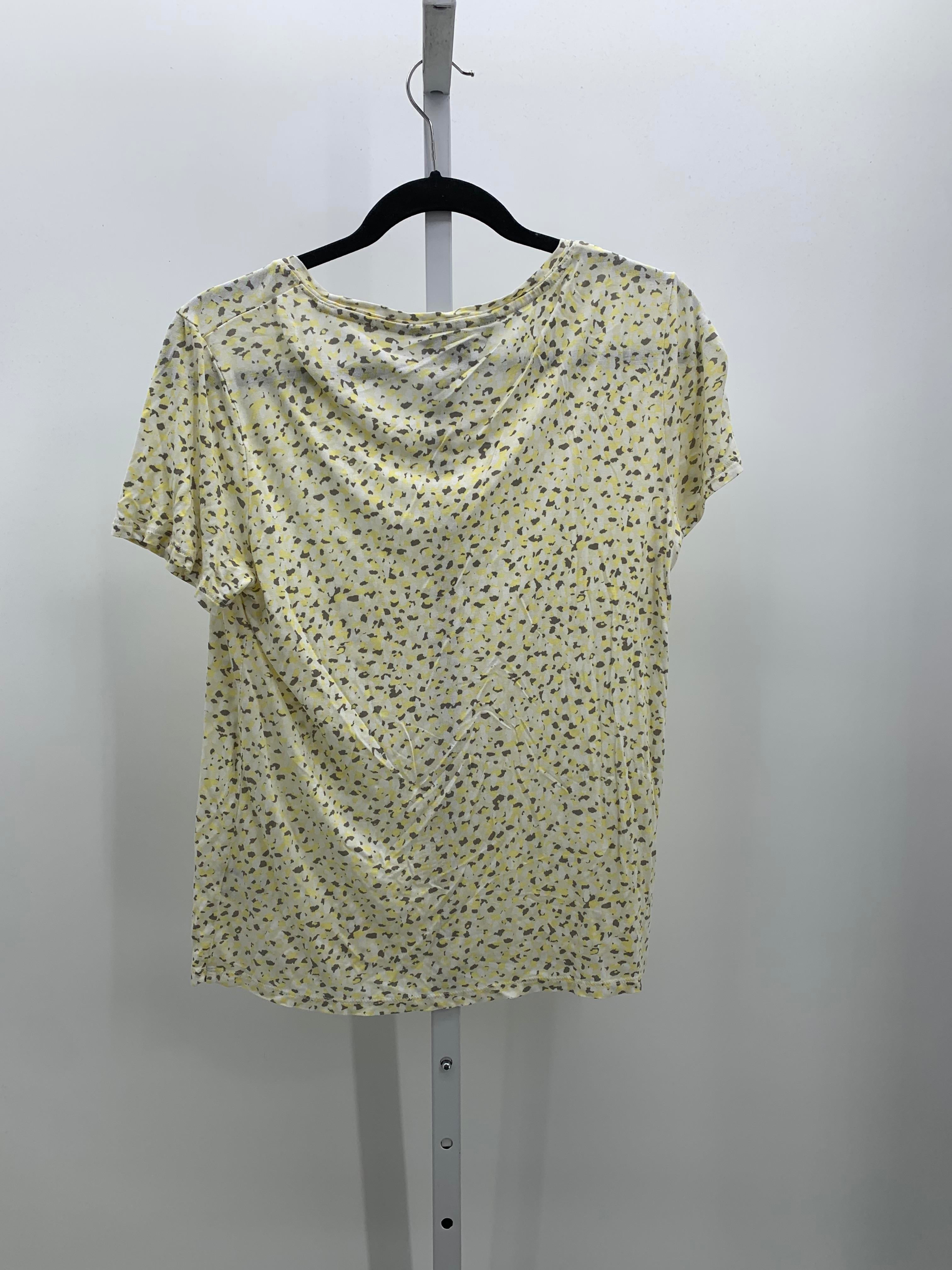 Vera Wang Size Medium Misses Short Sleeve Shirt
