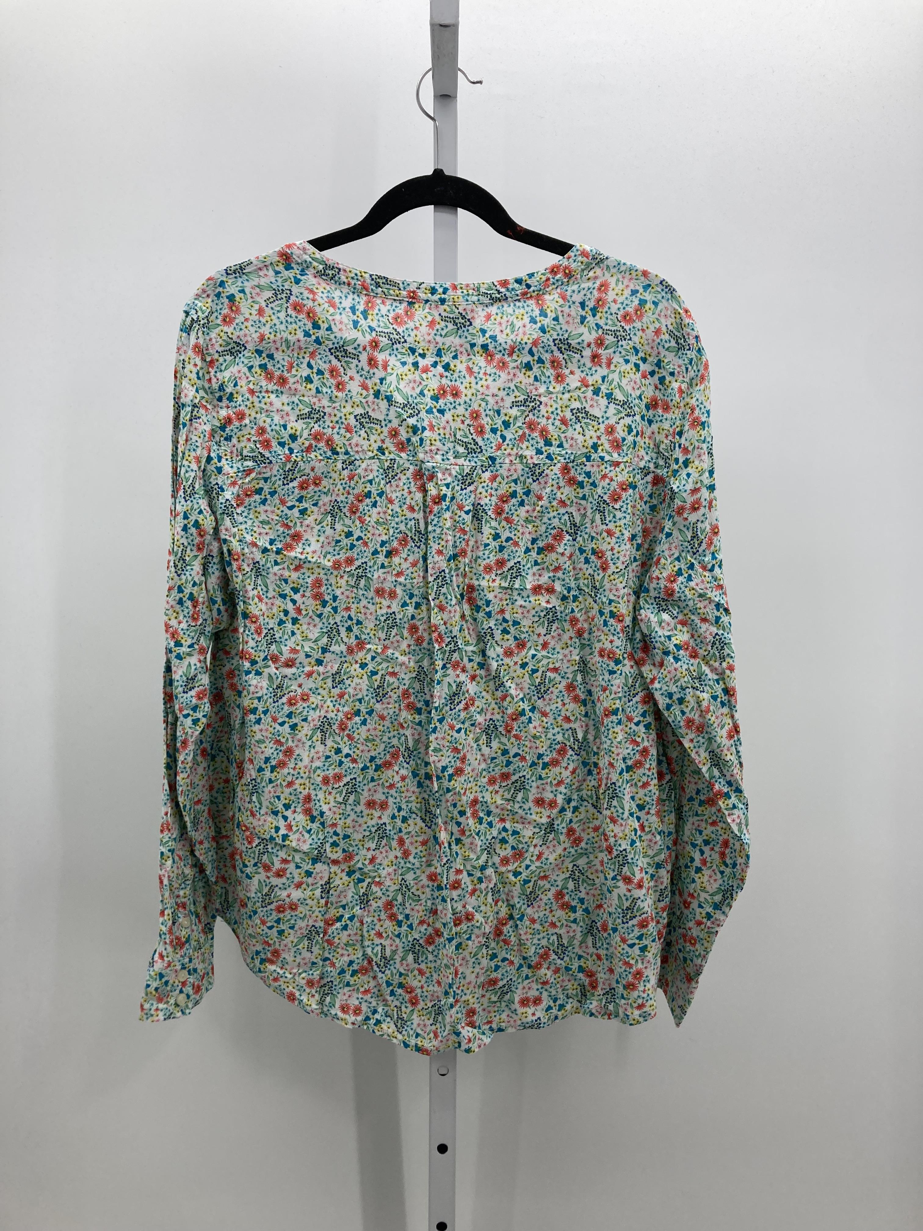 St. Johns Bay Size Extra Large Misses Long Sleeve Shirt