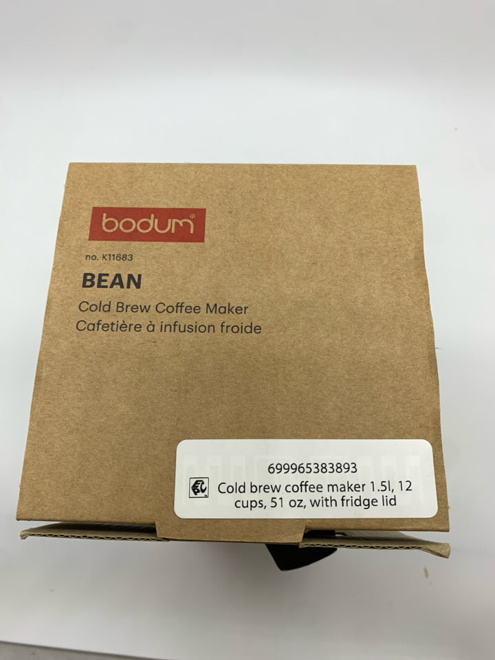 NIB COLD BREW COFFEE MAKER.