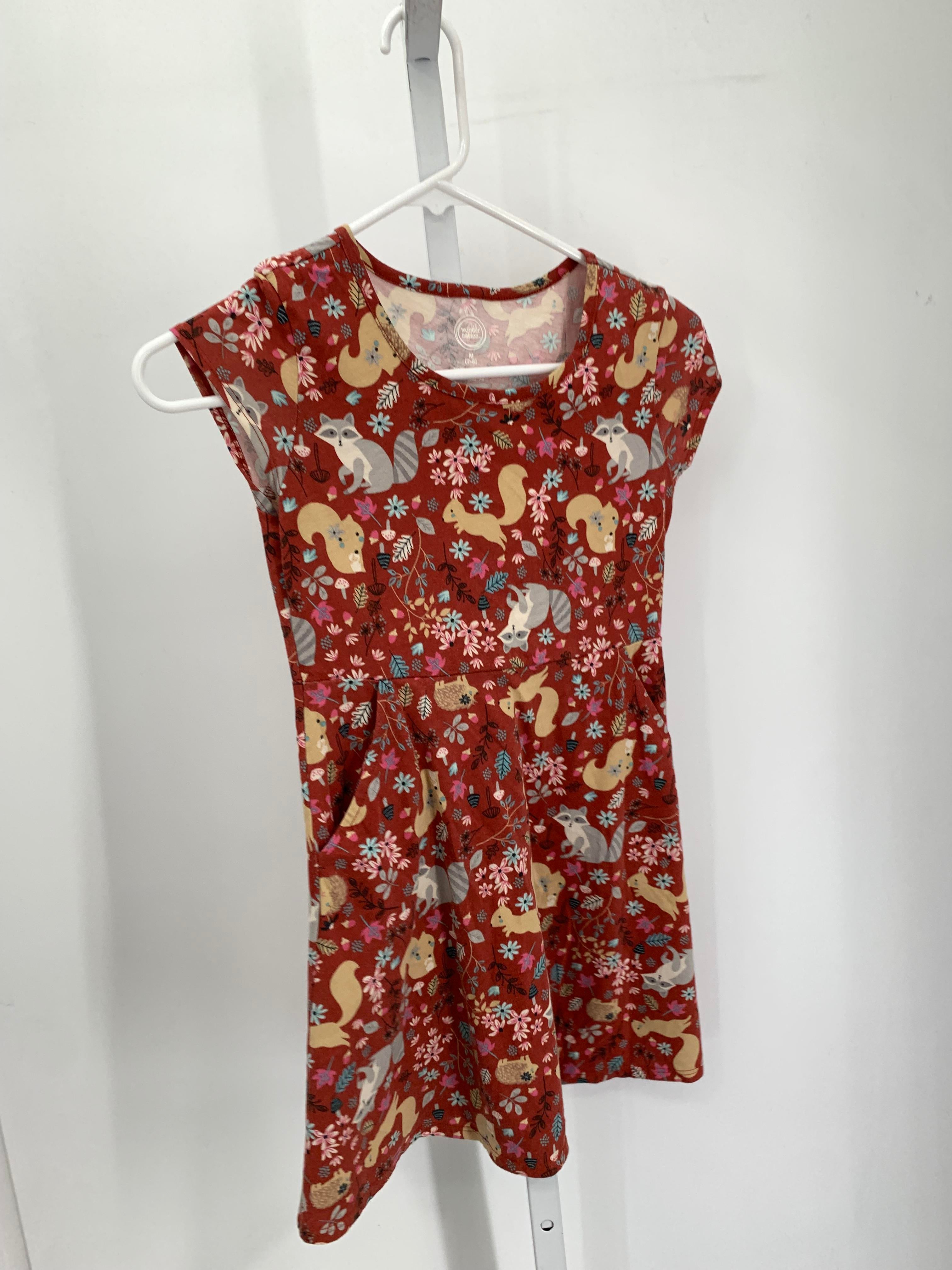 Wonder Nation Size 7-8 Girls Short Sleeve Dress