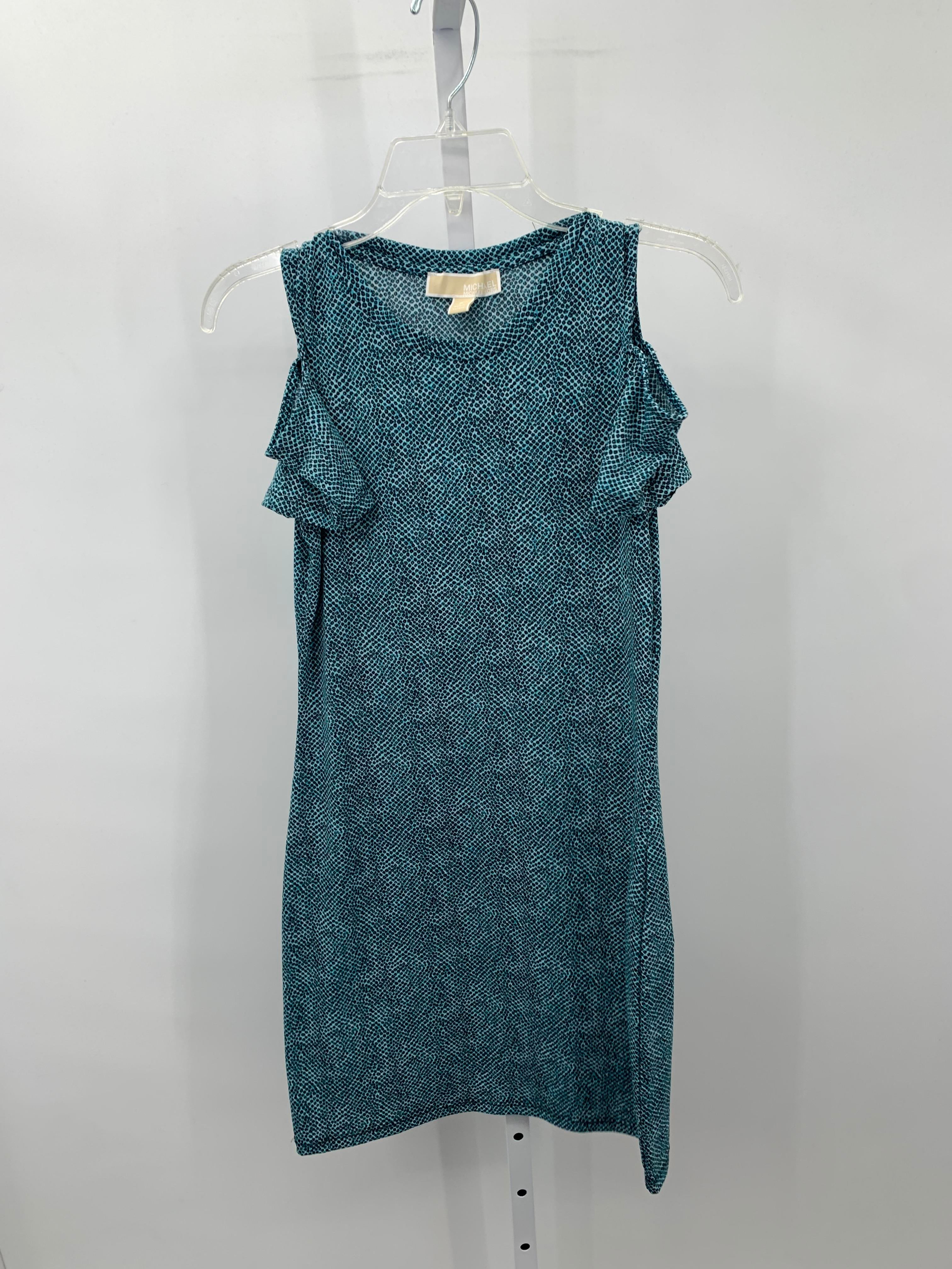 Michael Brandon Size X Small Petite Petite Short Sleeve Dress